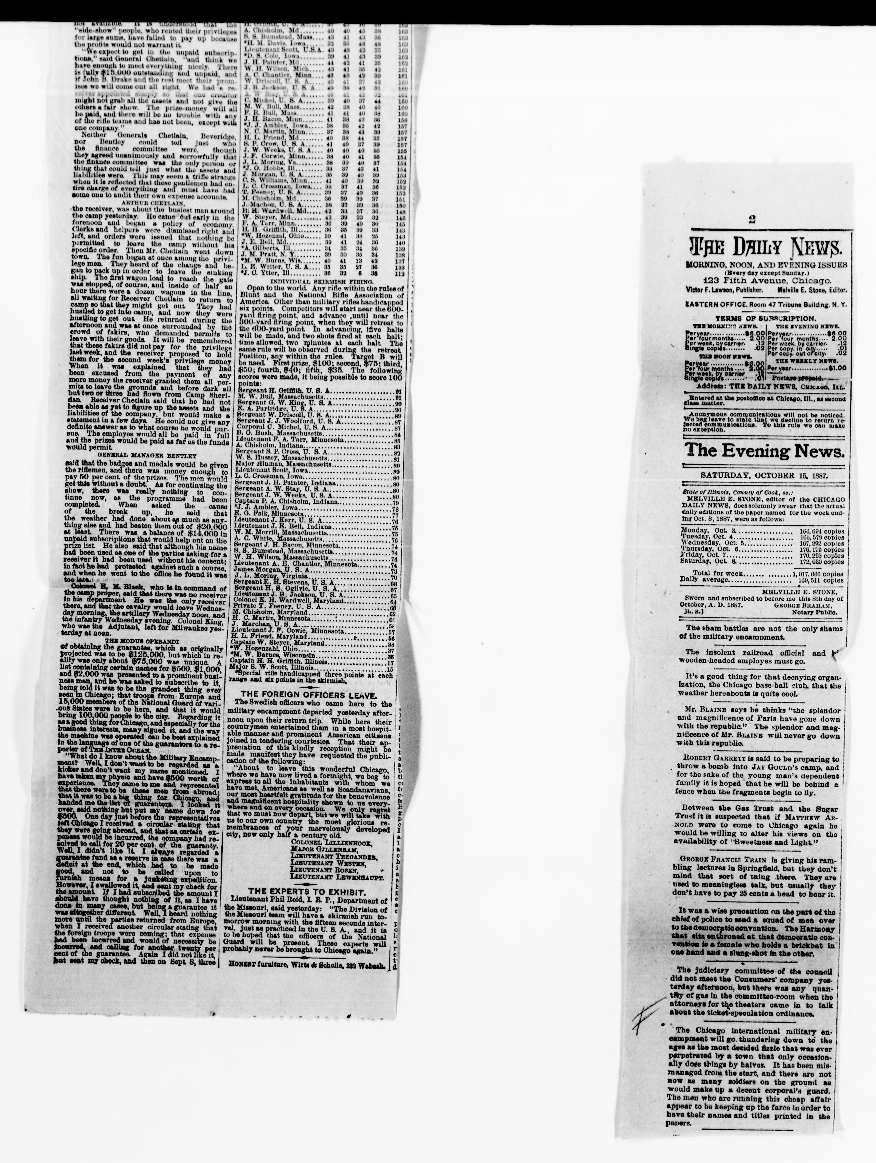 Scanned image of the current content page