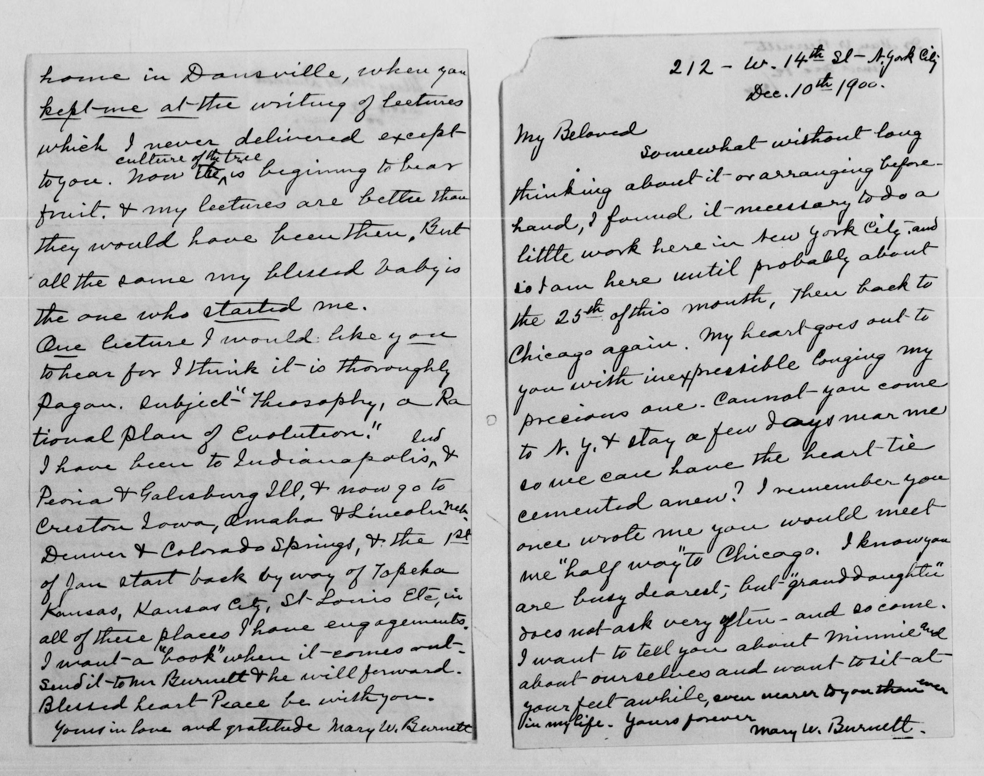 Scanned image of the current content page