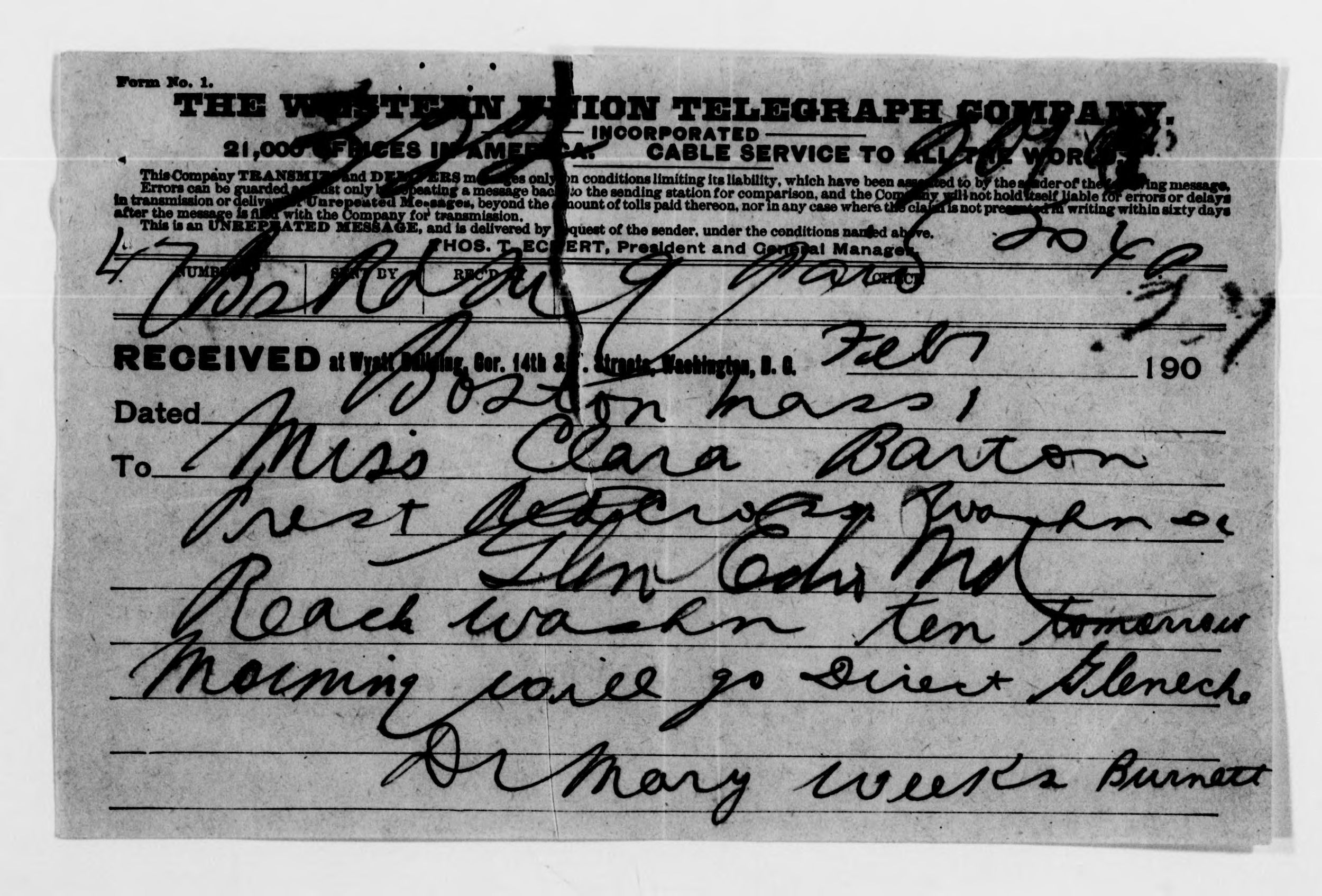 Scanned image of the current content page