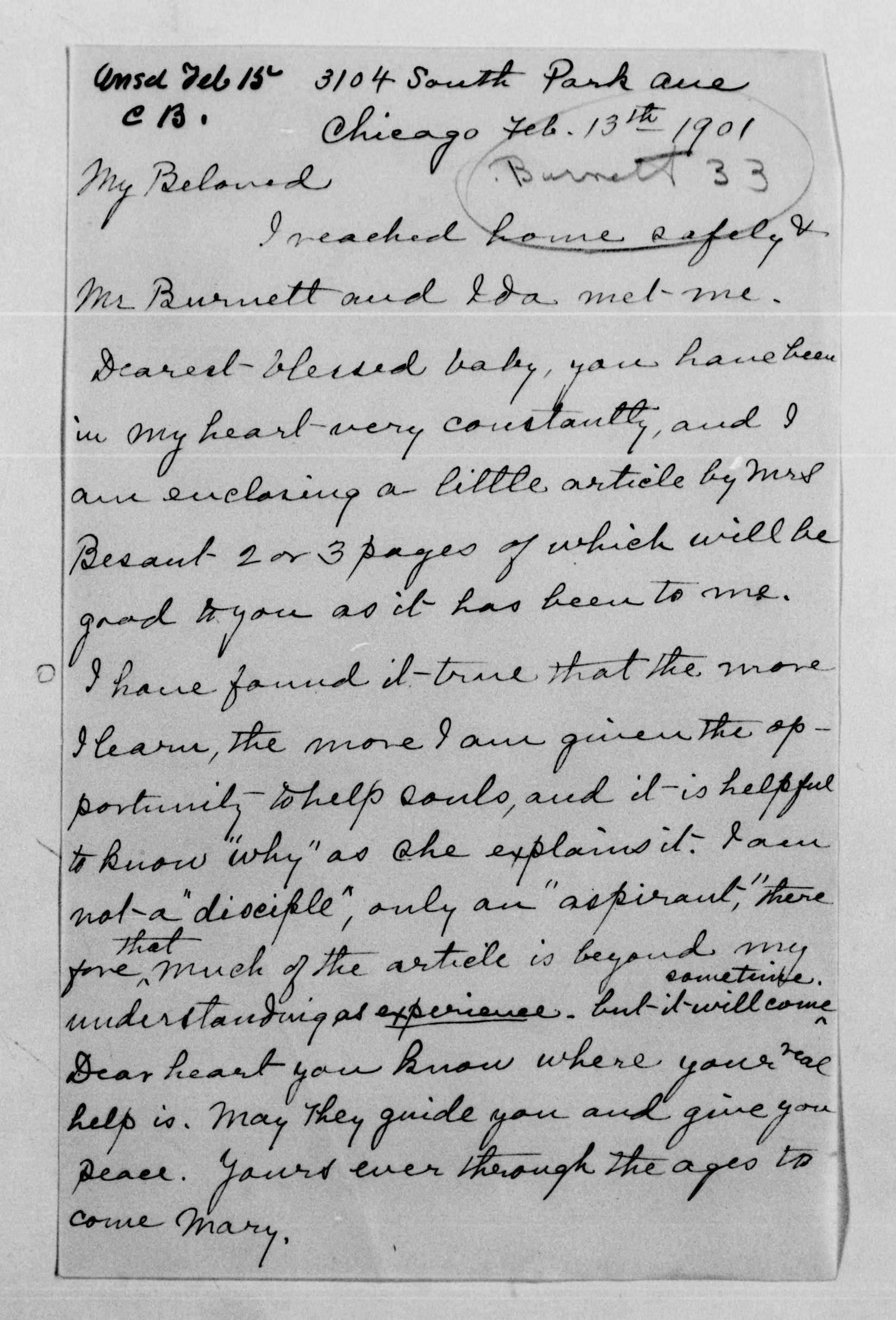 Scanned image of the current content page