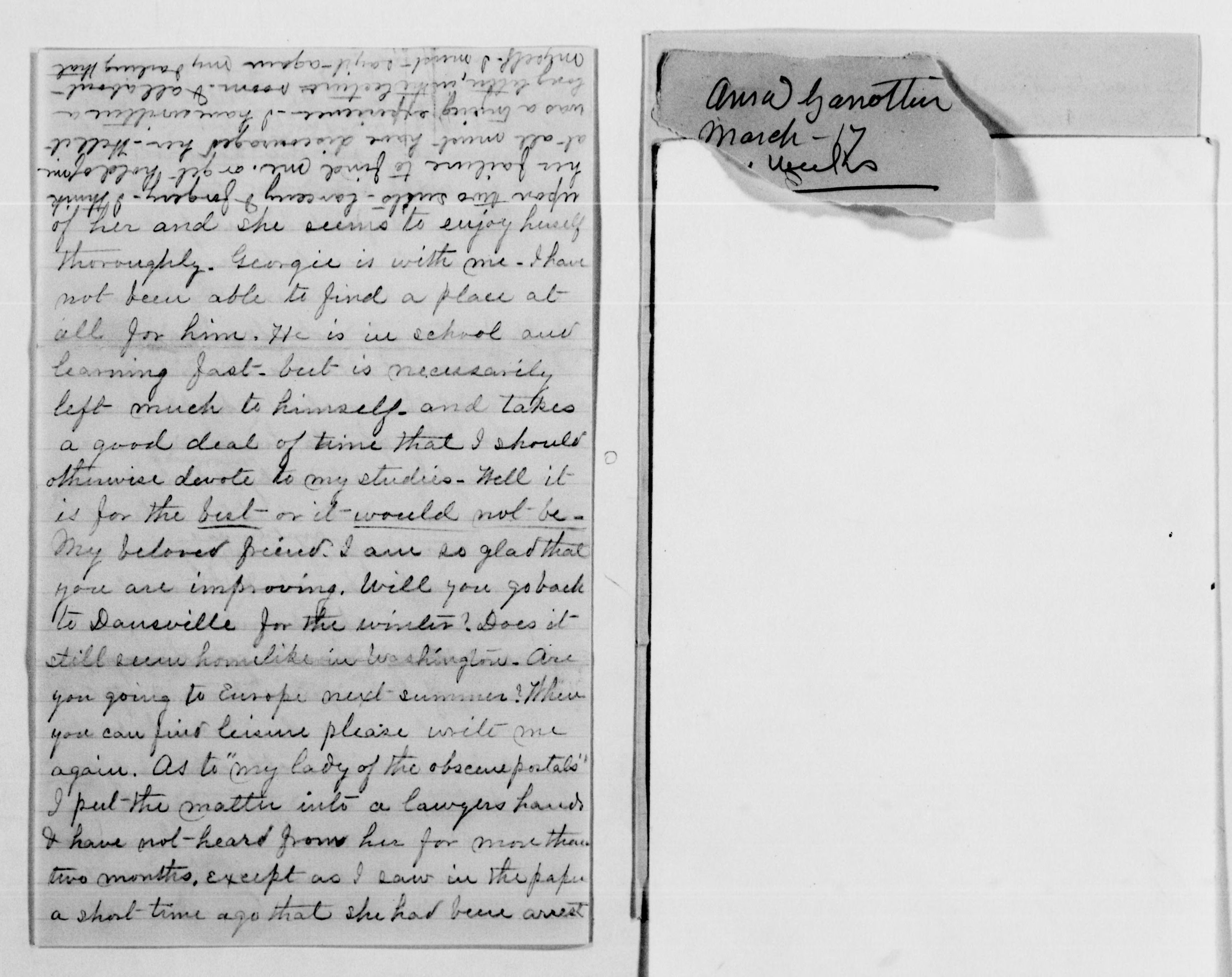 Scanned image of the current content page