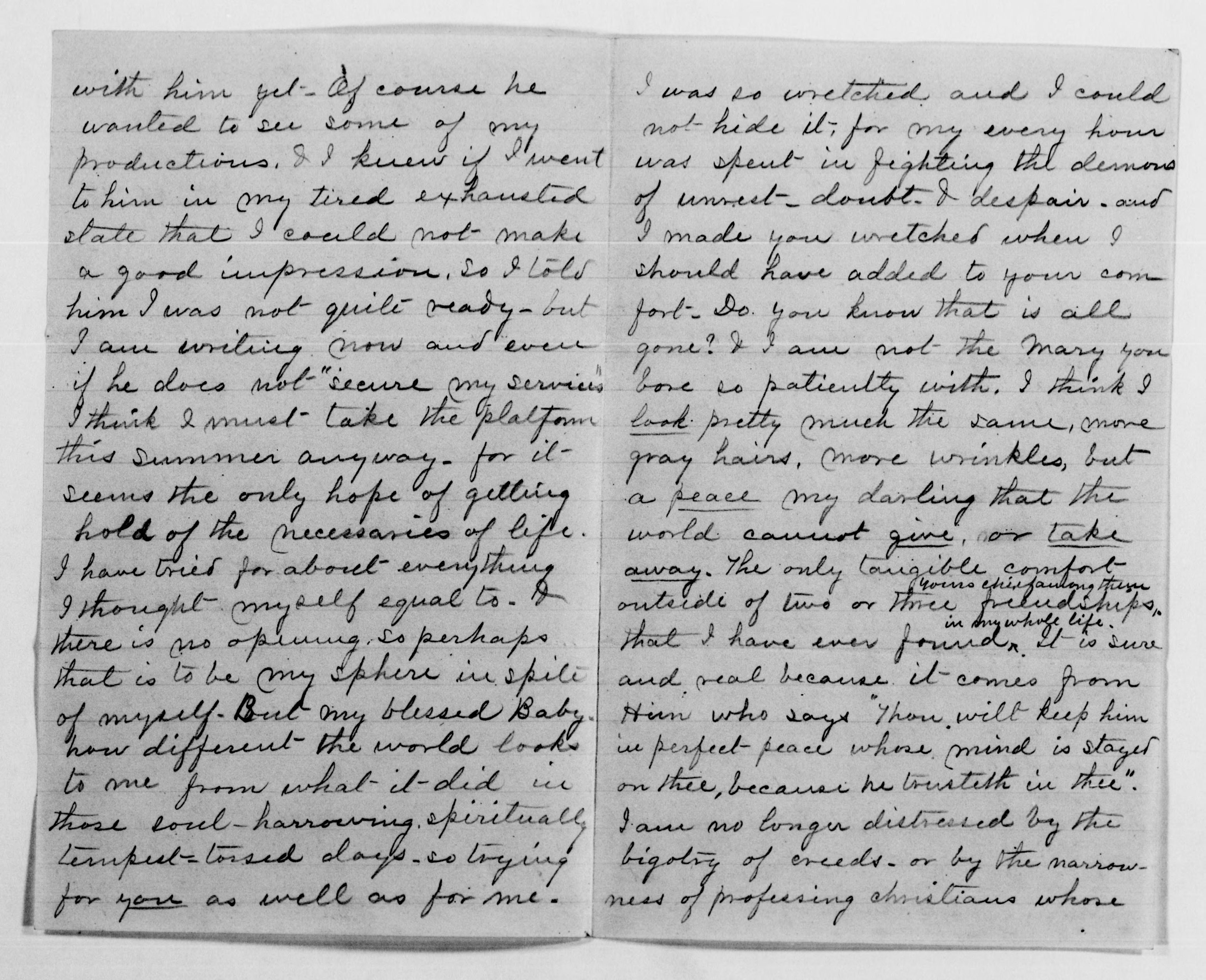 Scanned image of the current content page