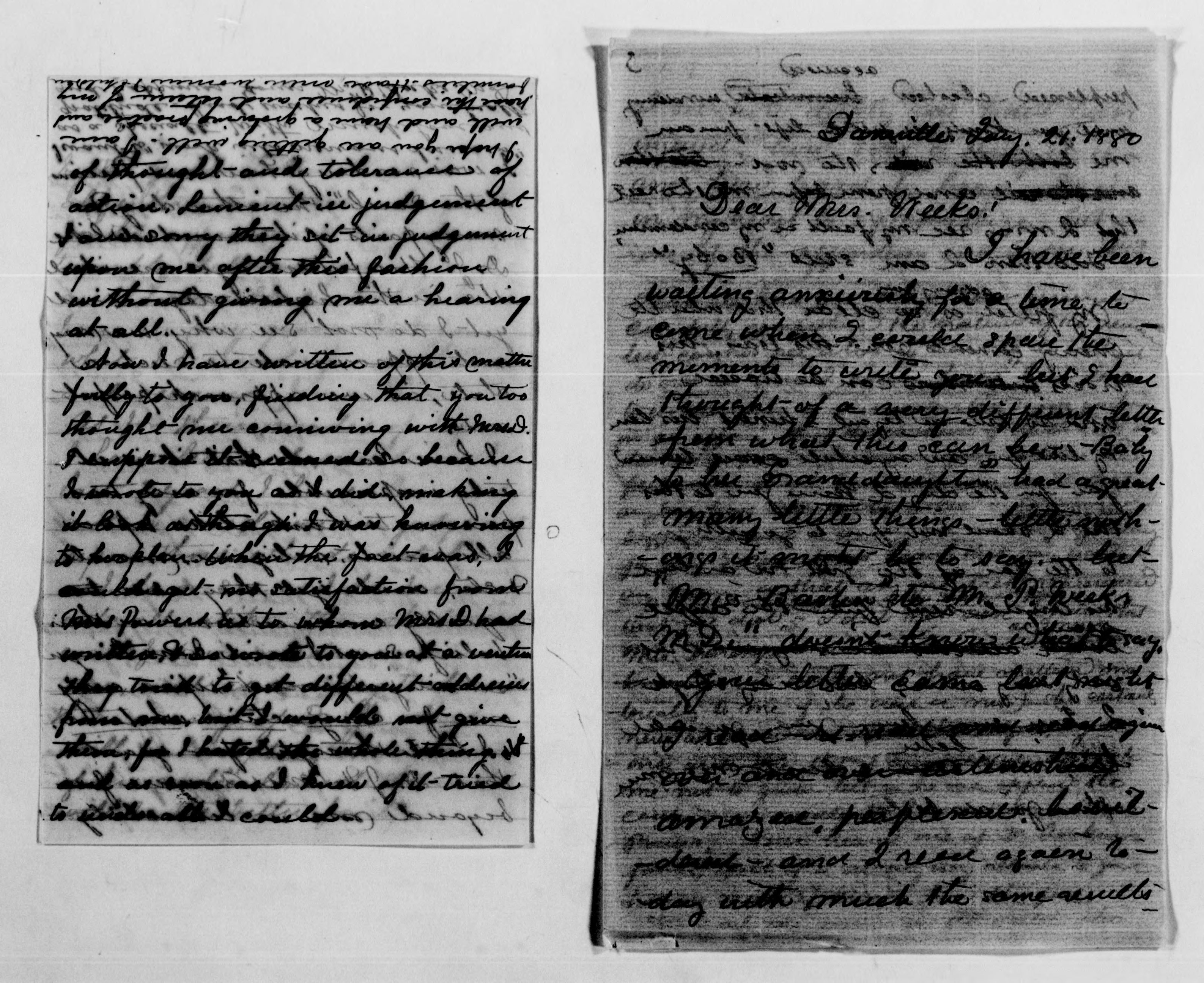Scanned image of the current content page