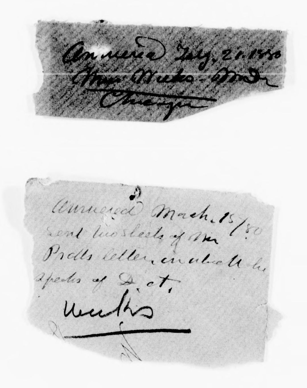 Scanned image of the current content page