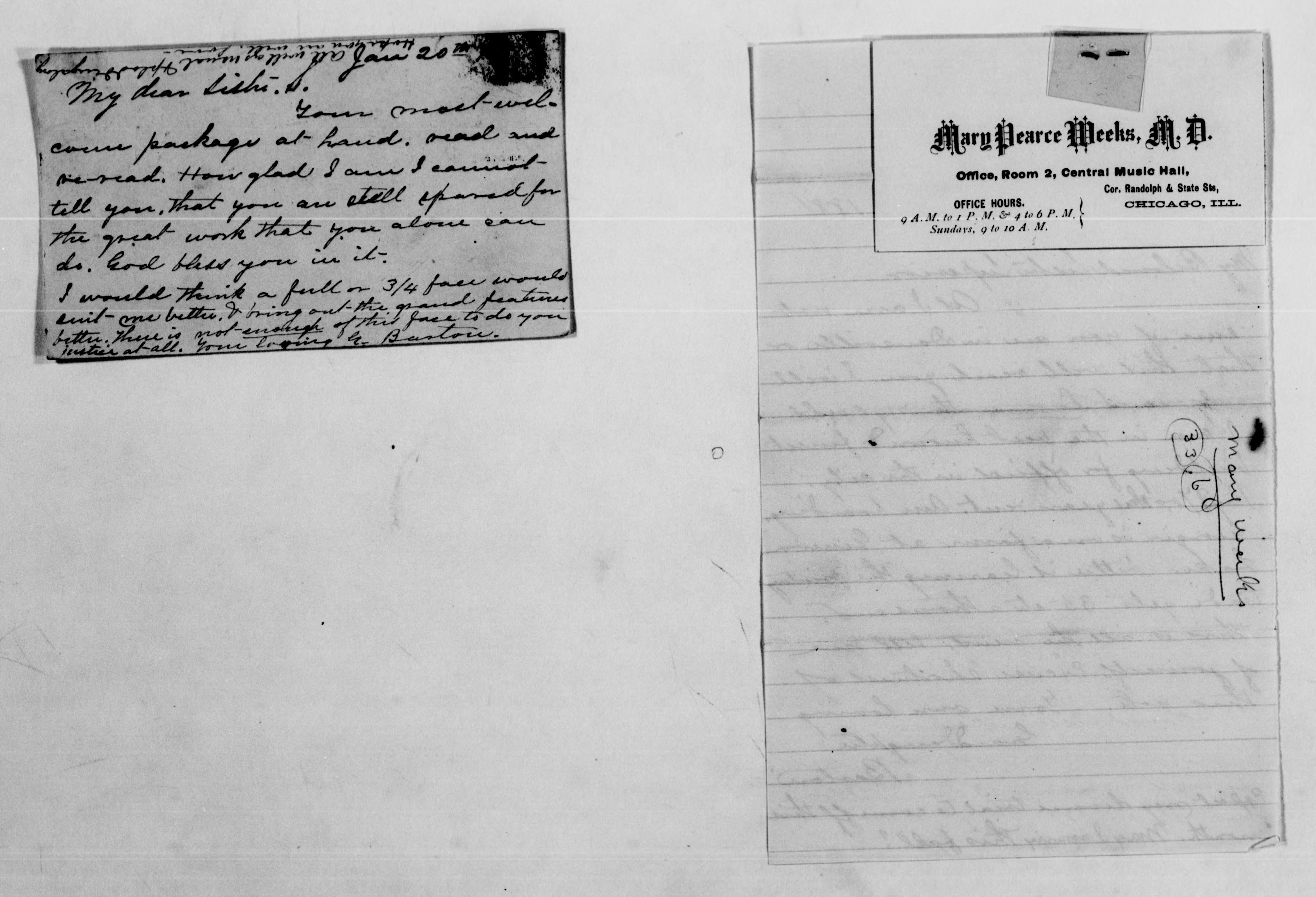 Scanned image of the current content page