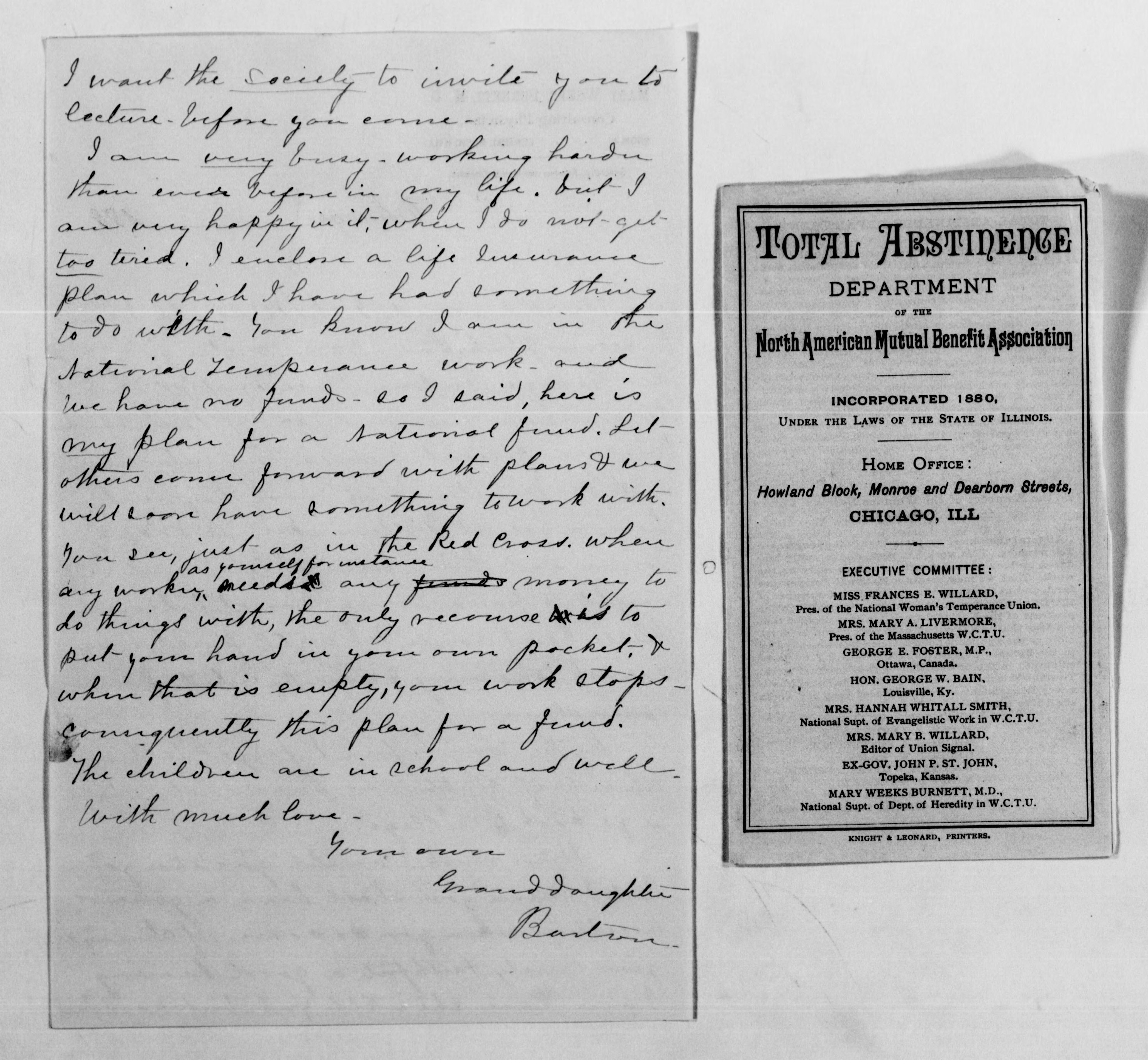 Scanned image of the current content page