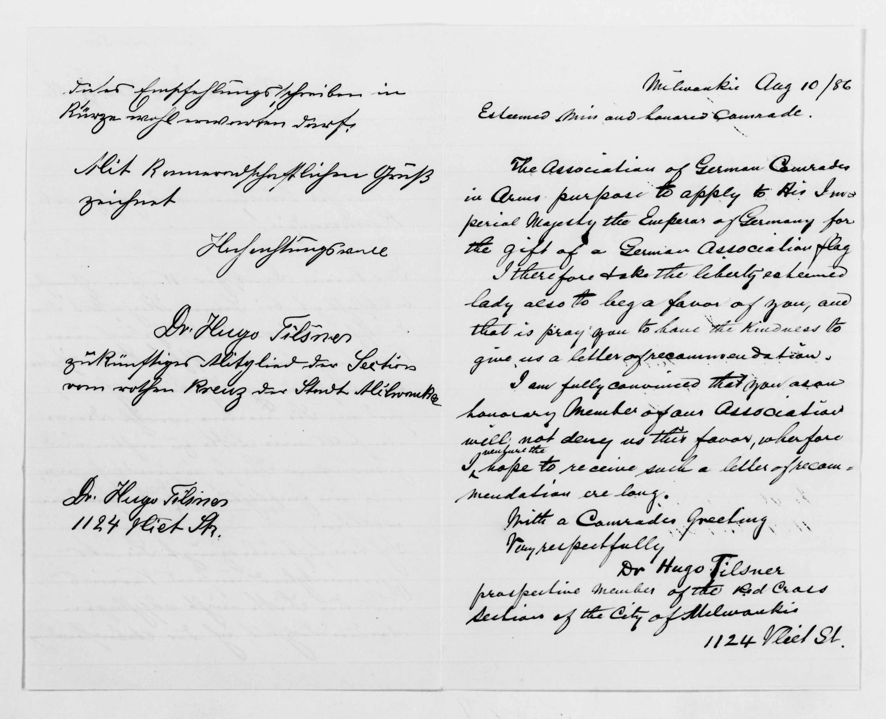 Scanned image of the current content page