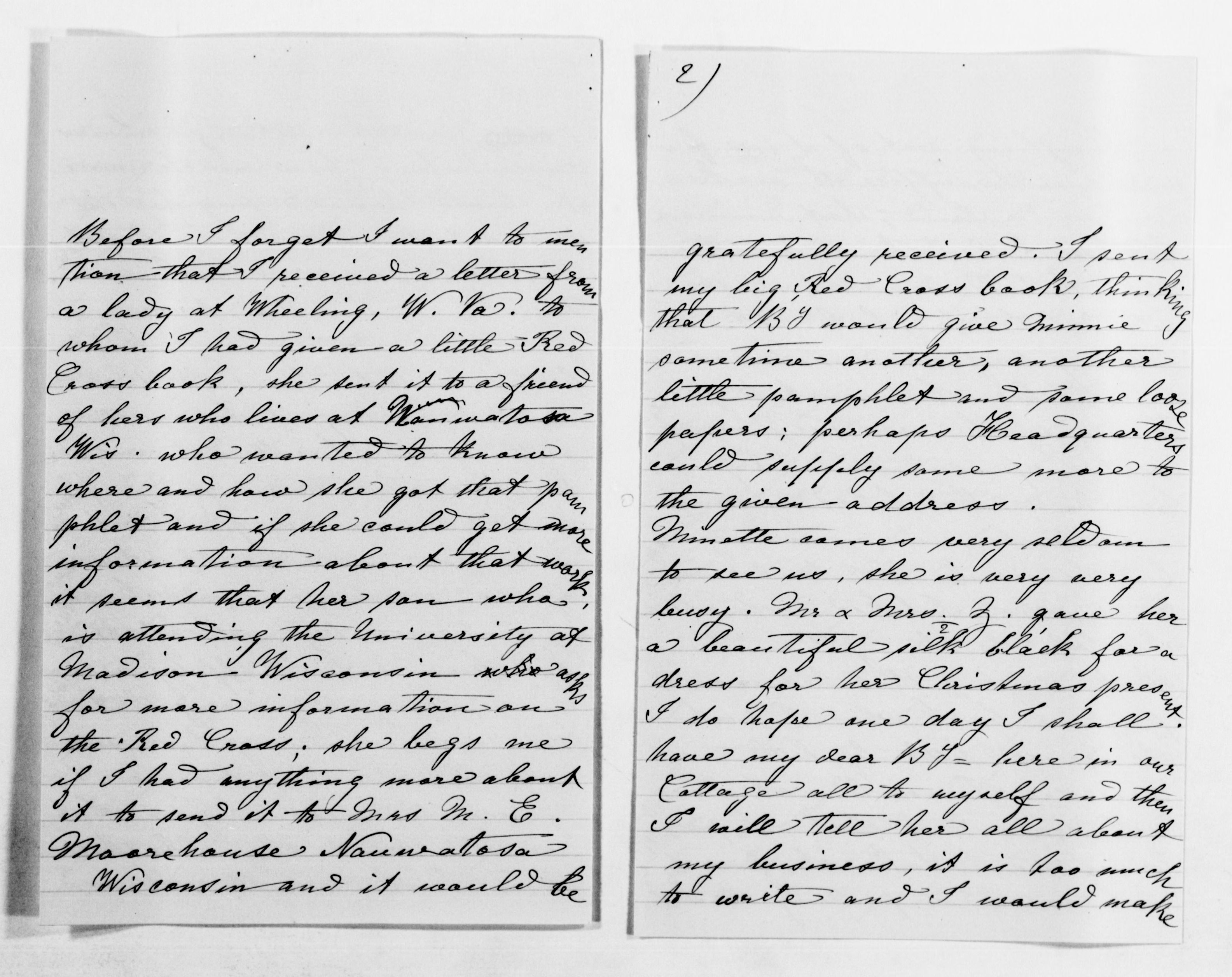 Scanned image of the current content page