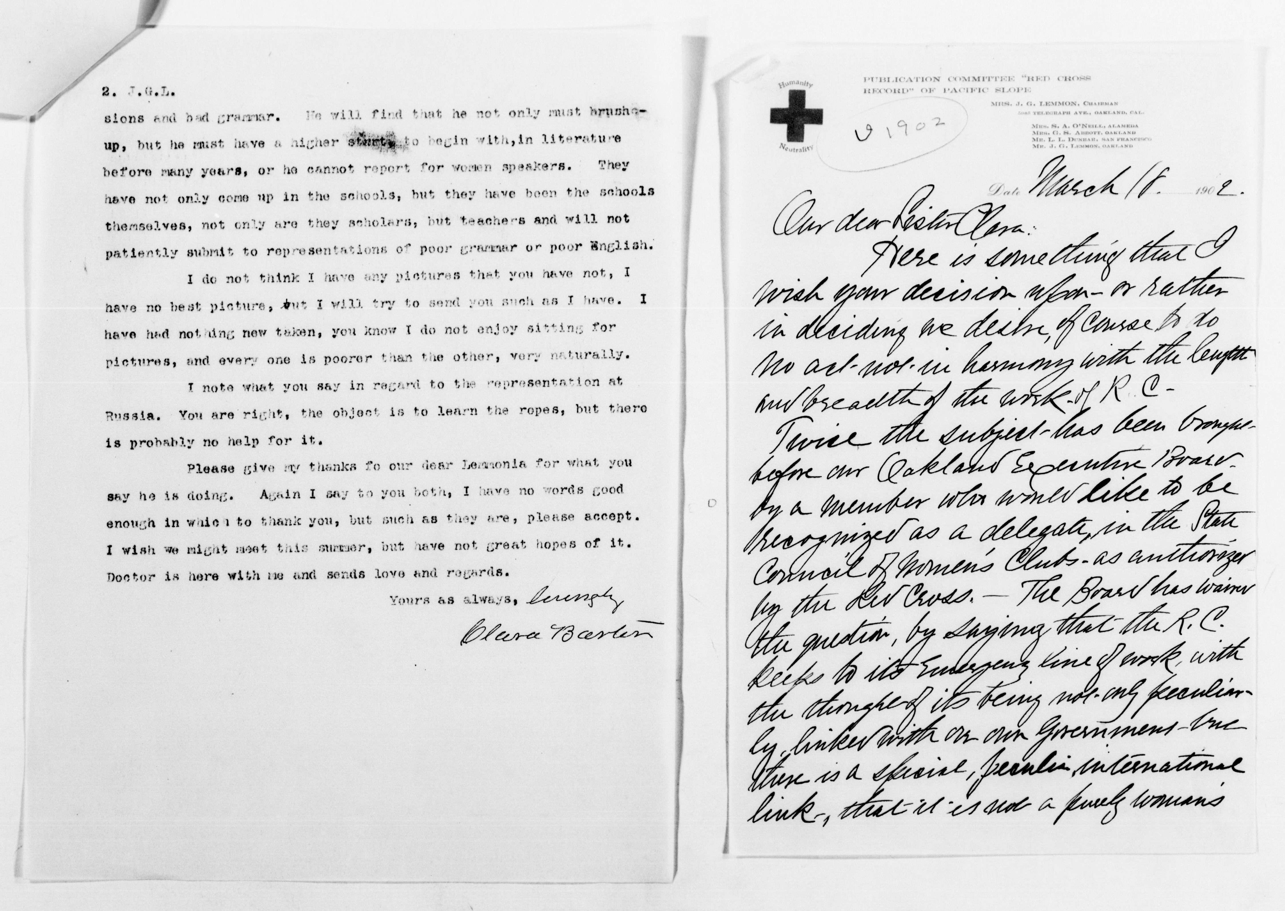 Scanned image of the current content page