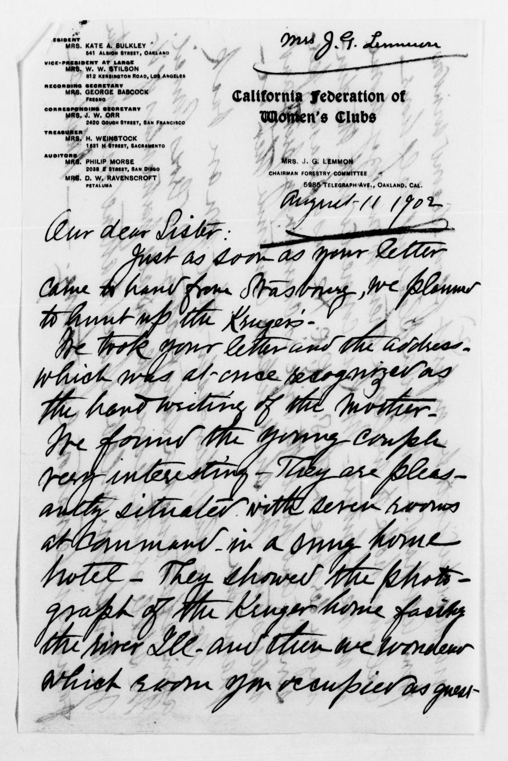 Scanned image of the current content page