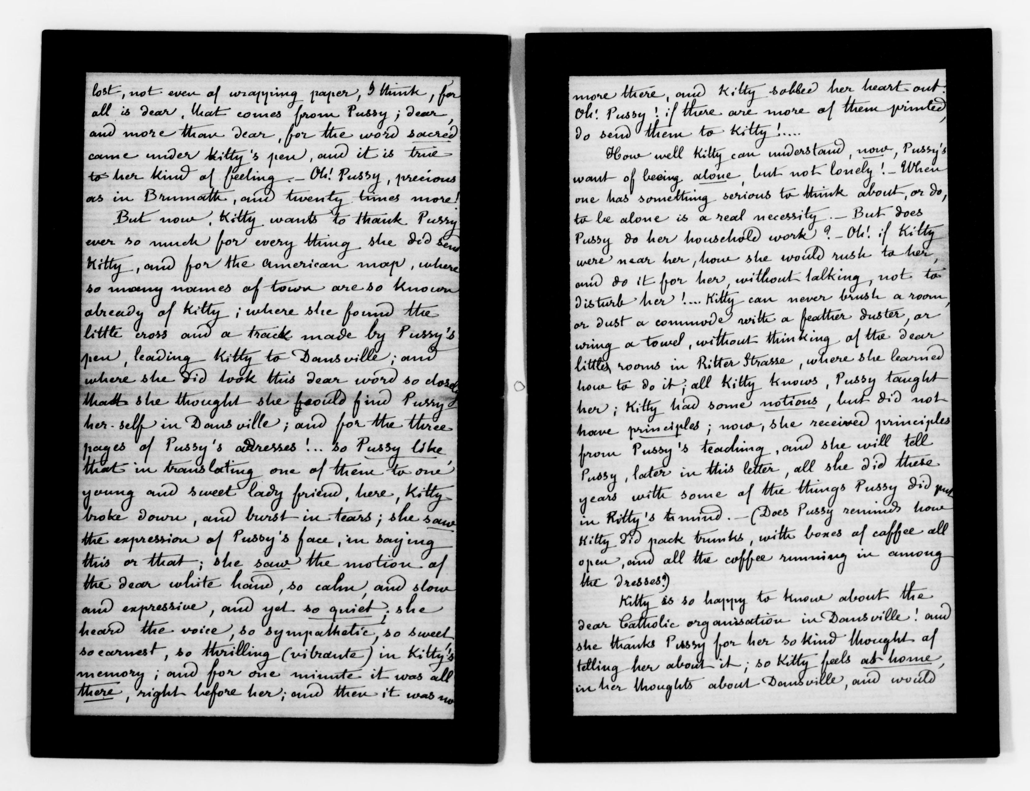 Scanned image of the current content page