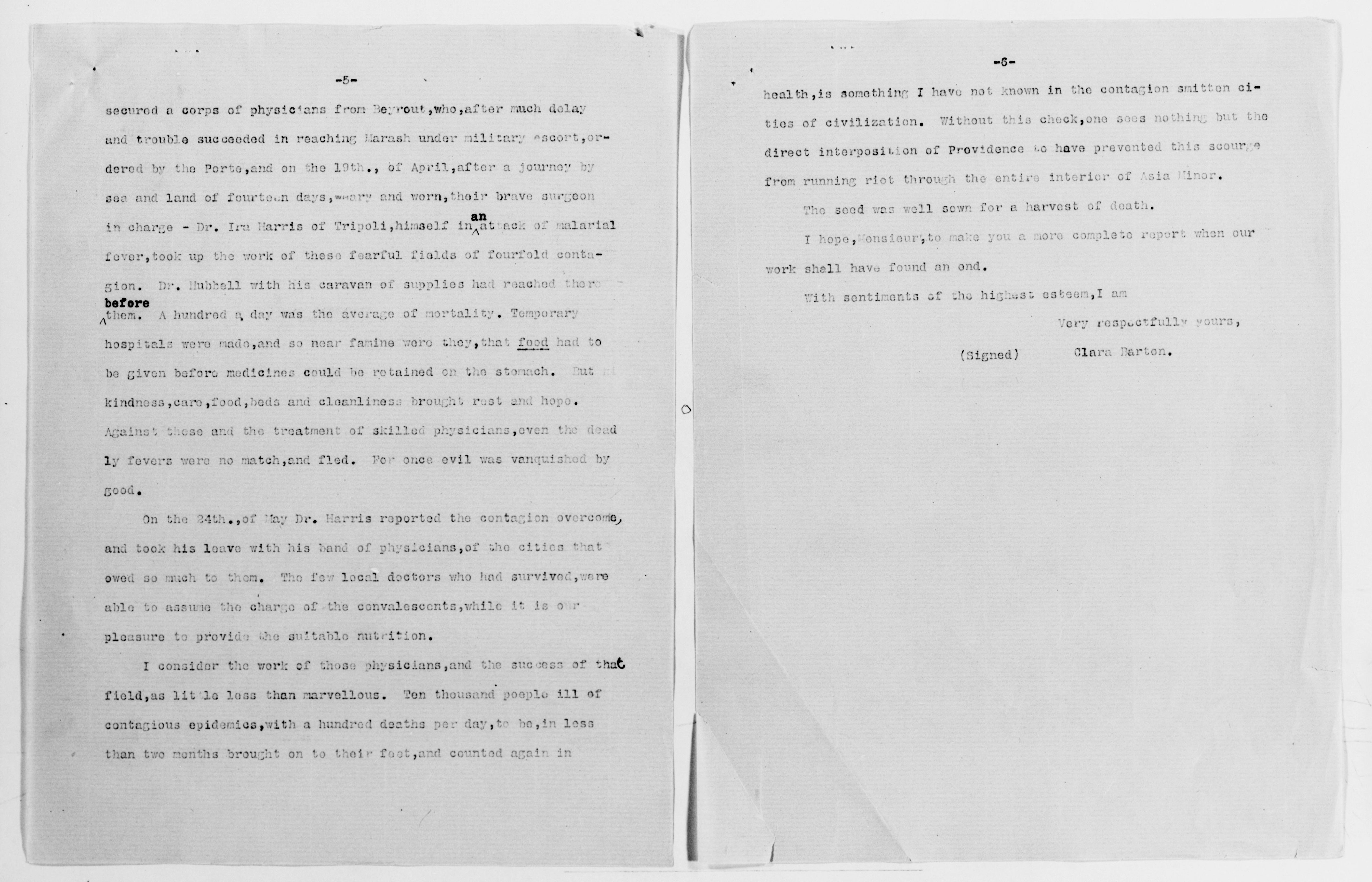 Scanned image of the current content page