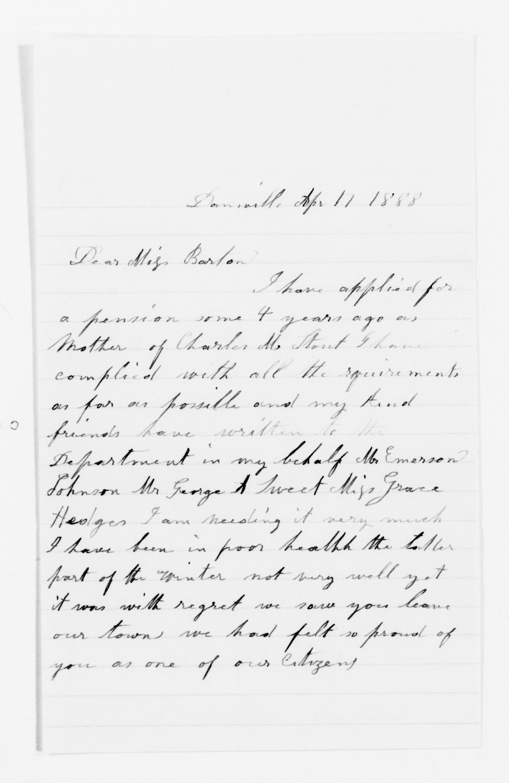 Scanned image of the current content page