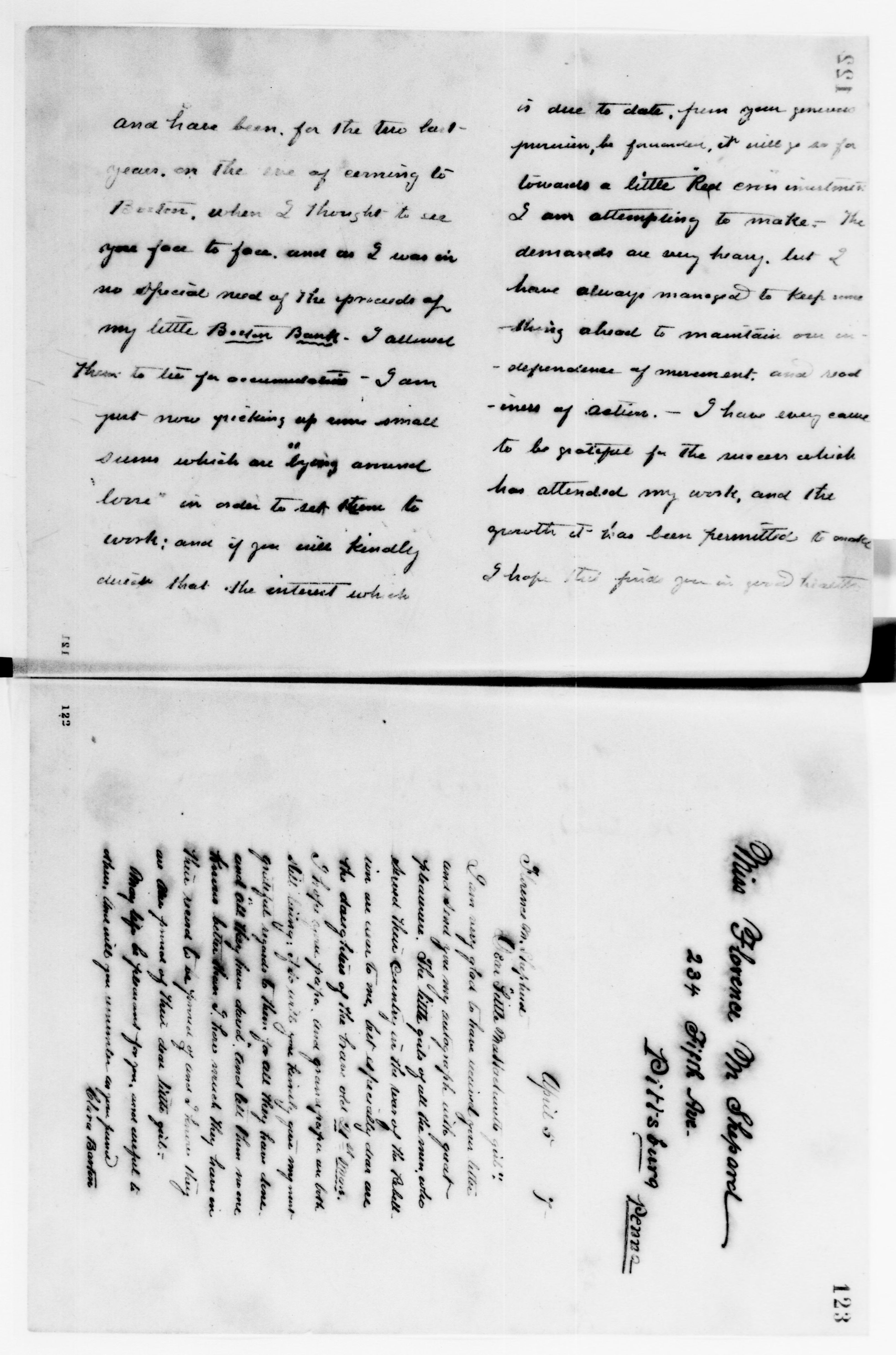 Scanned image of the current content page