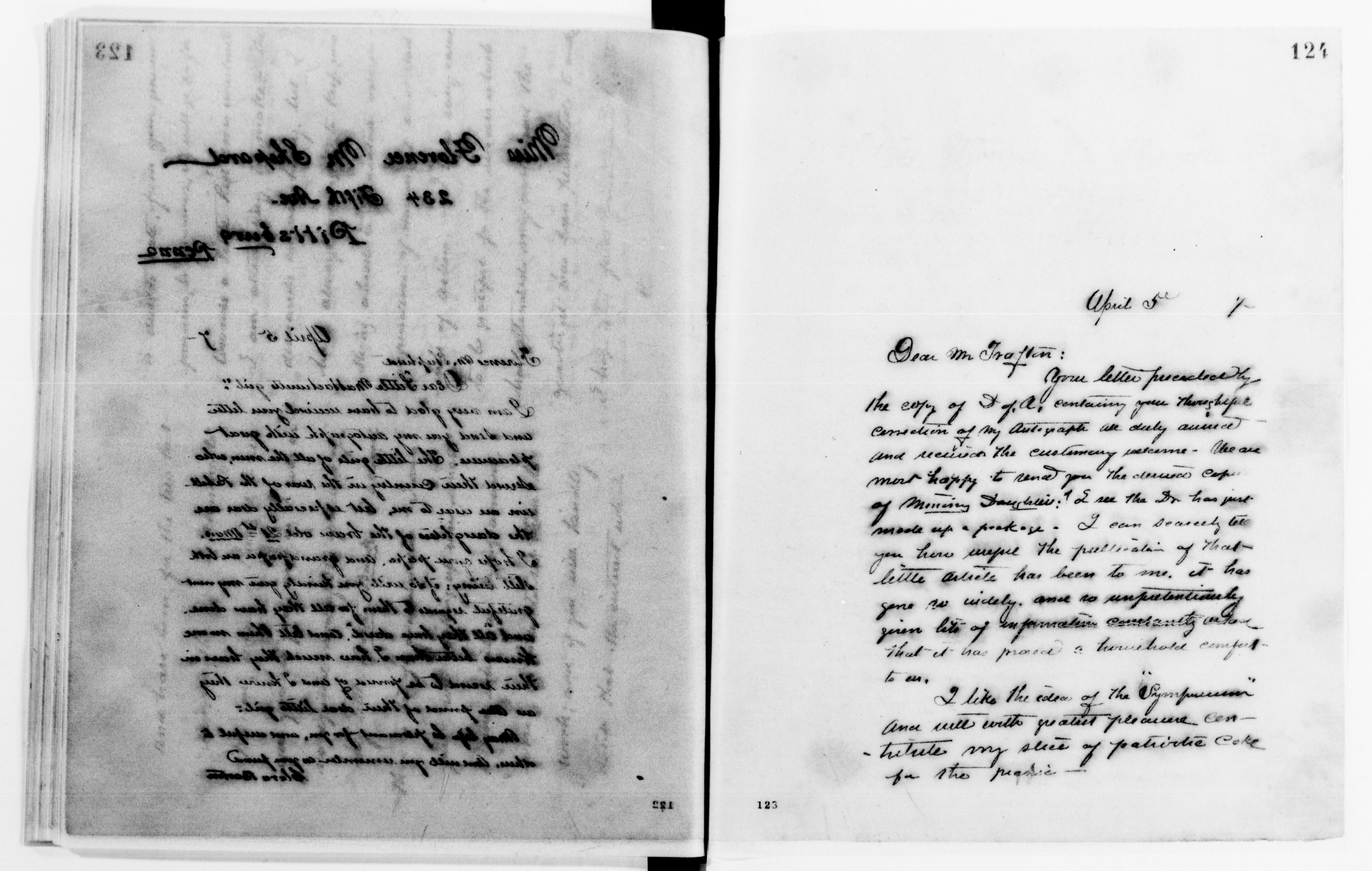 Scanned image of the current content page