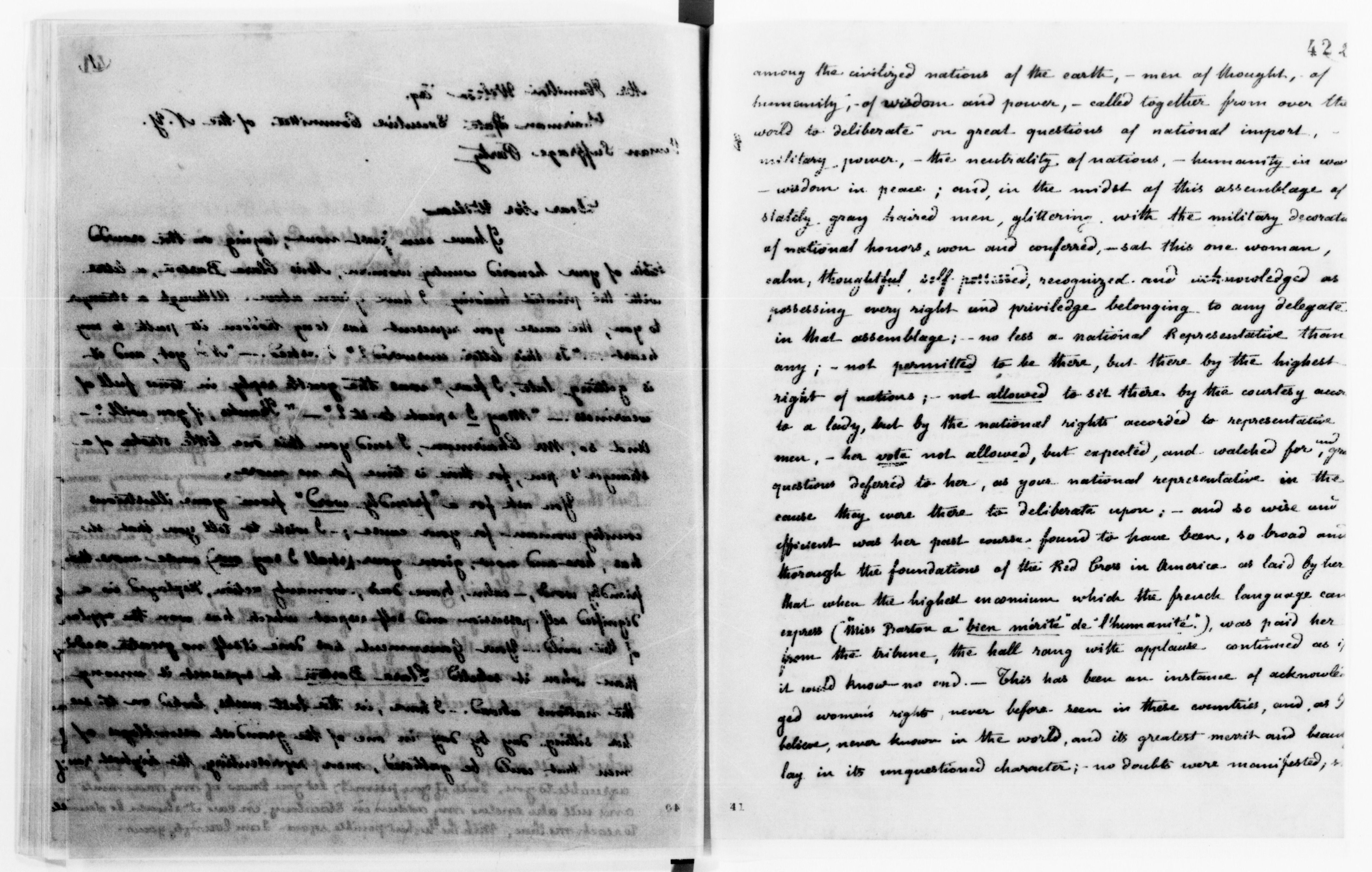 Scanned image of the current content page