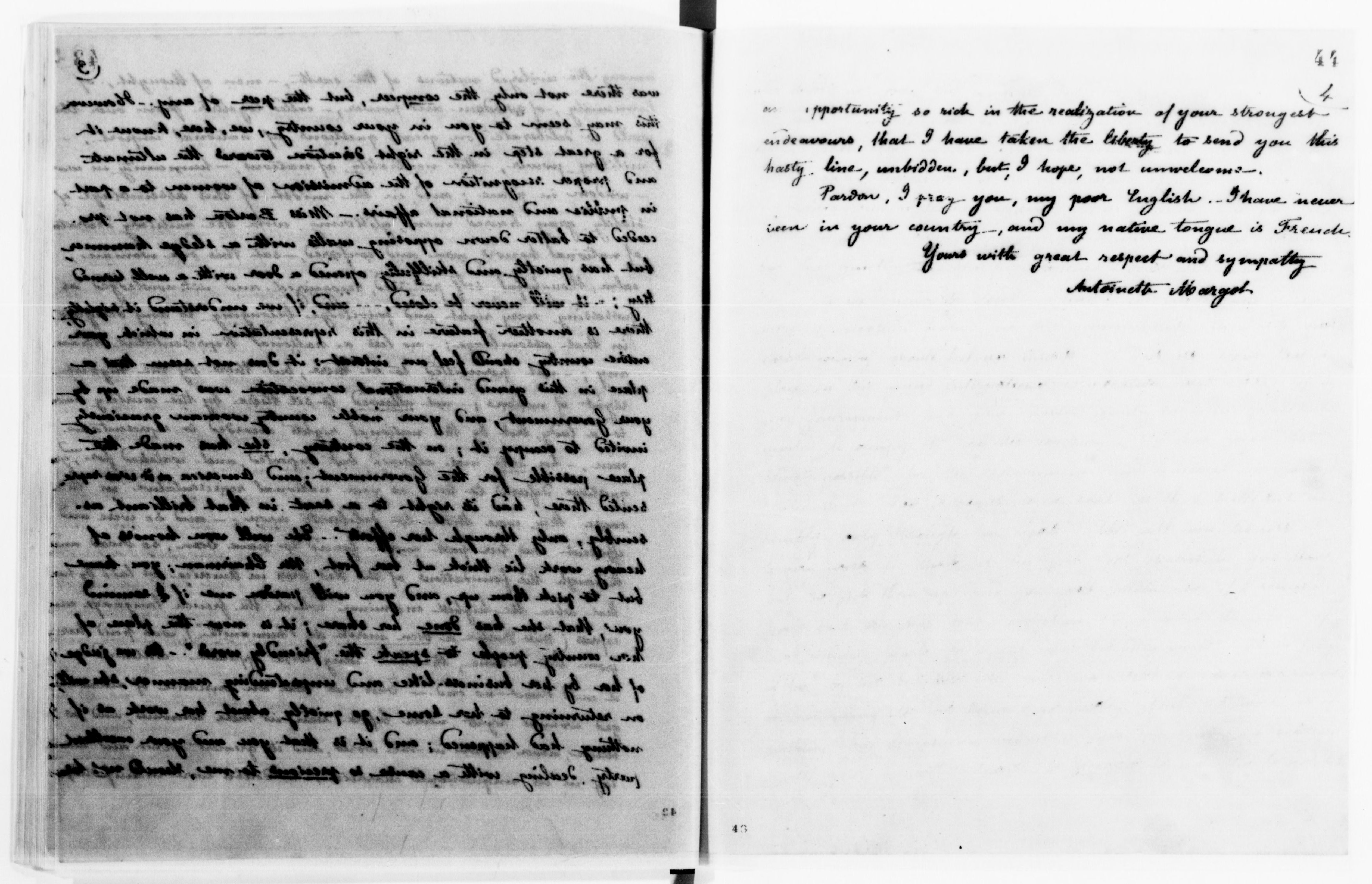 Scanned image of the current content page