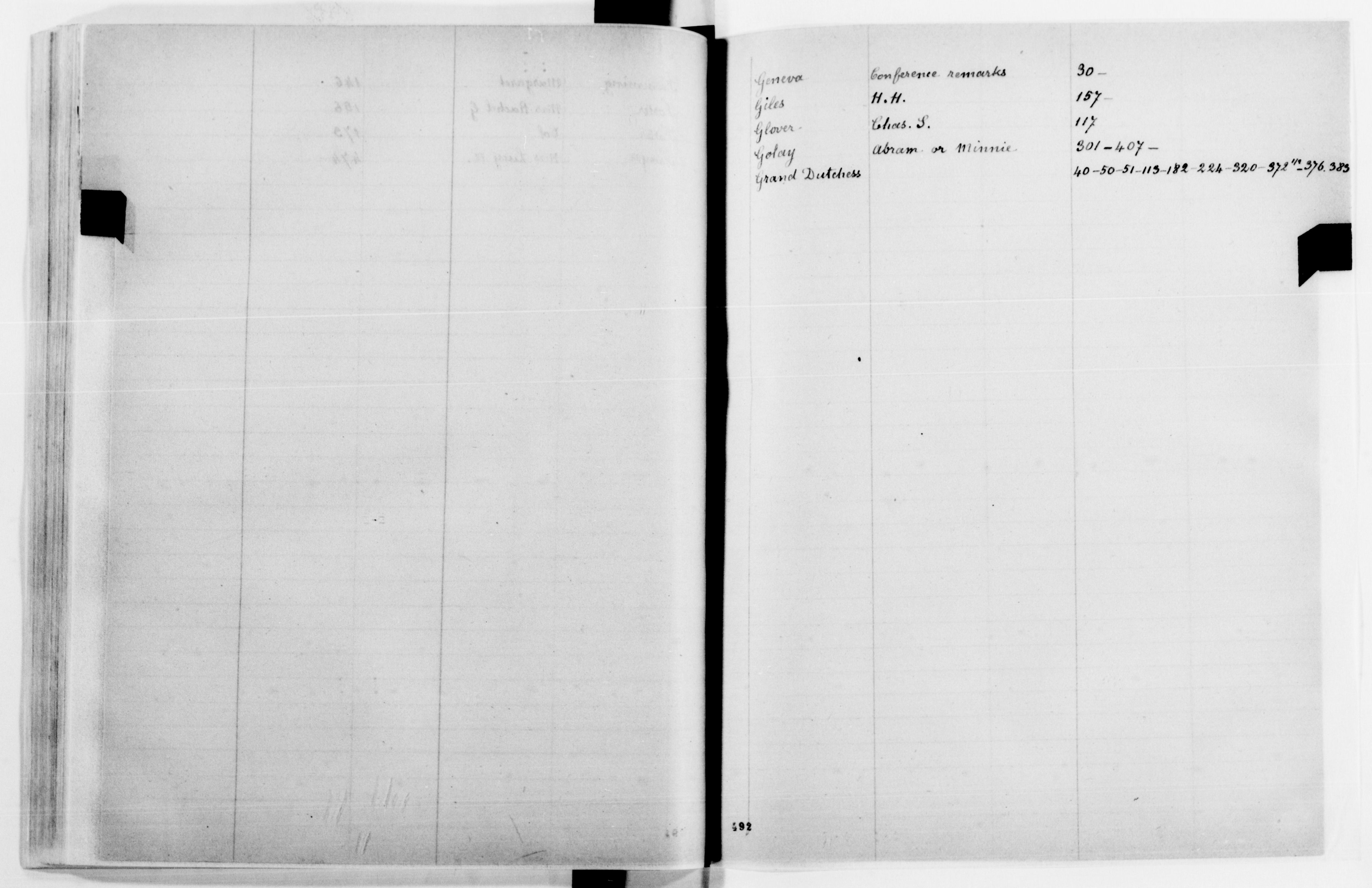 Scanned image of the current content page