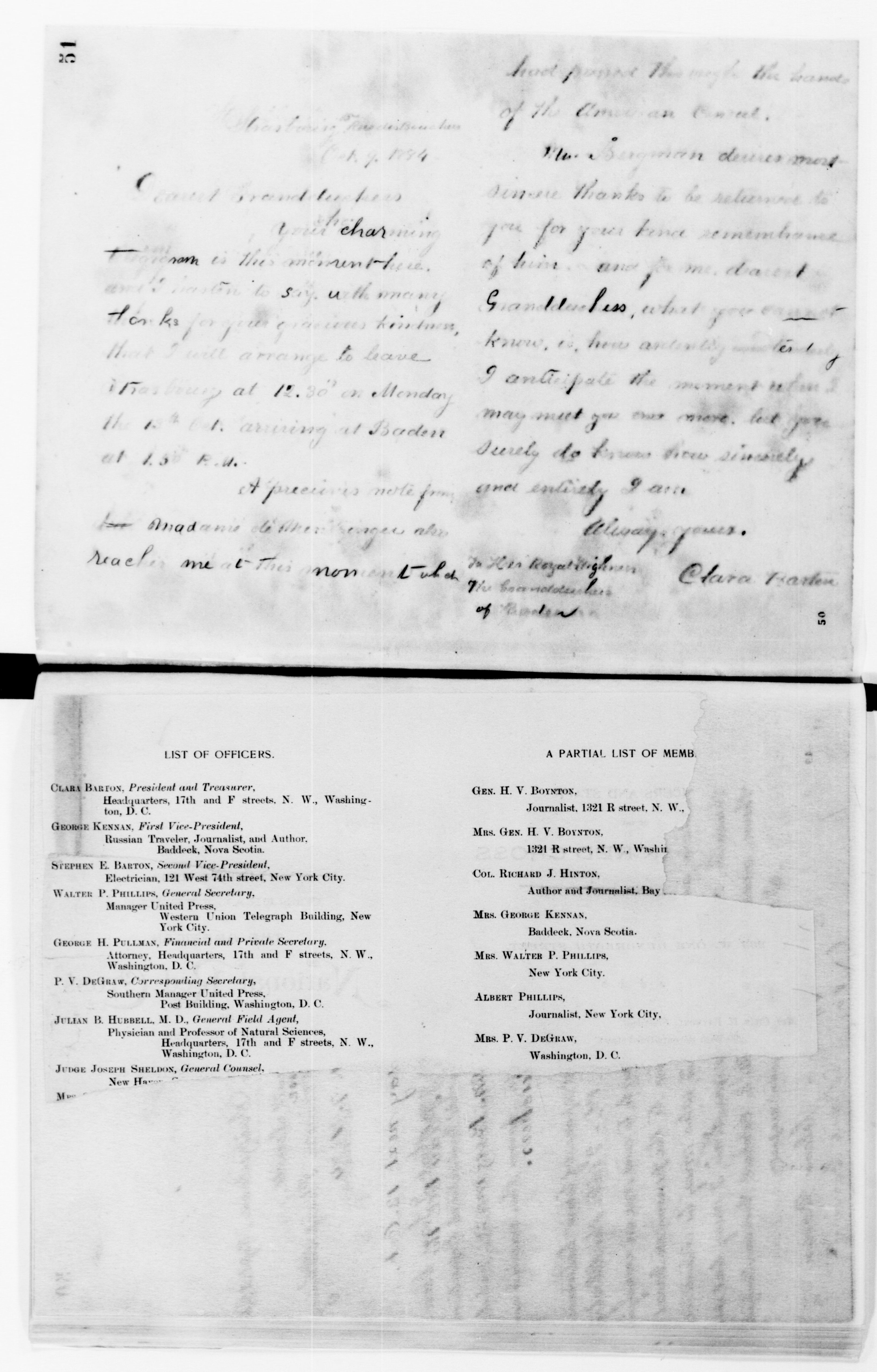 Scanned image of the current content page