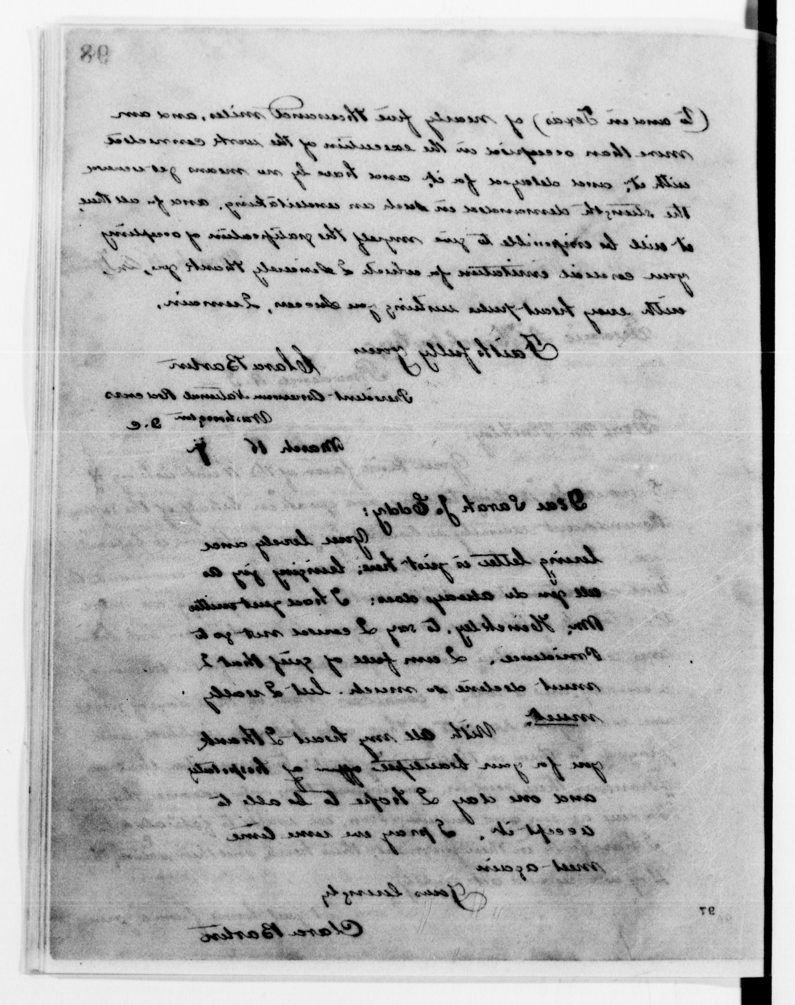 Scanned image of the current content page