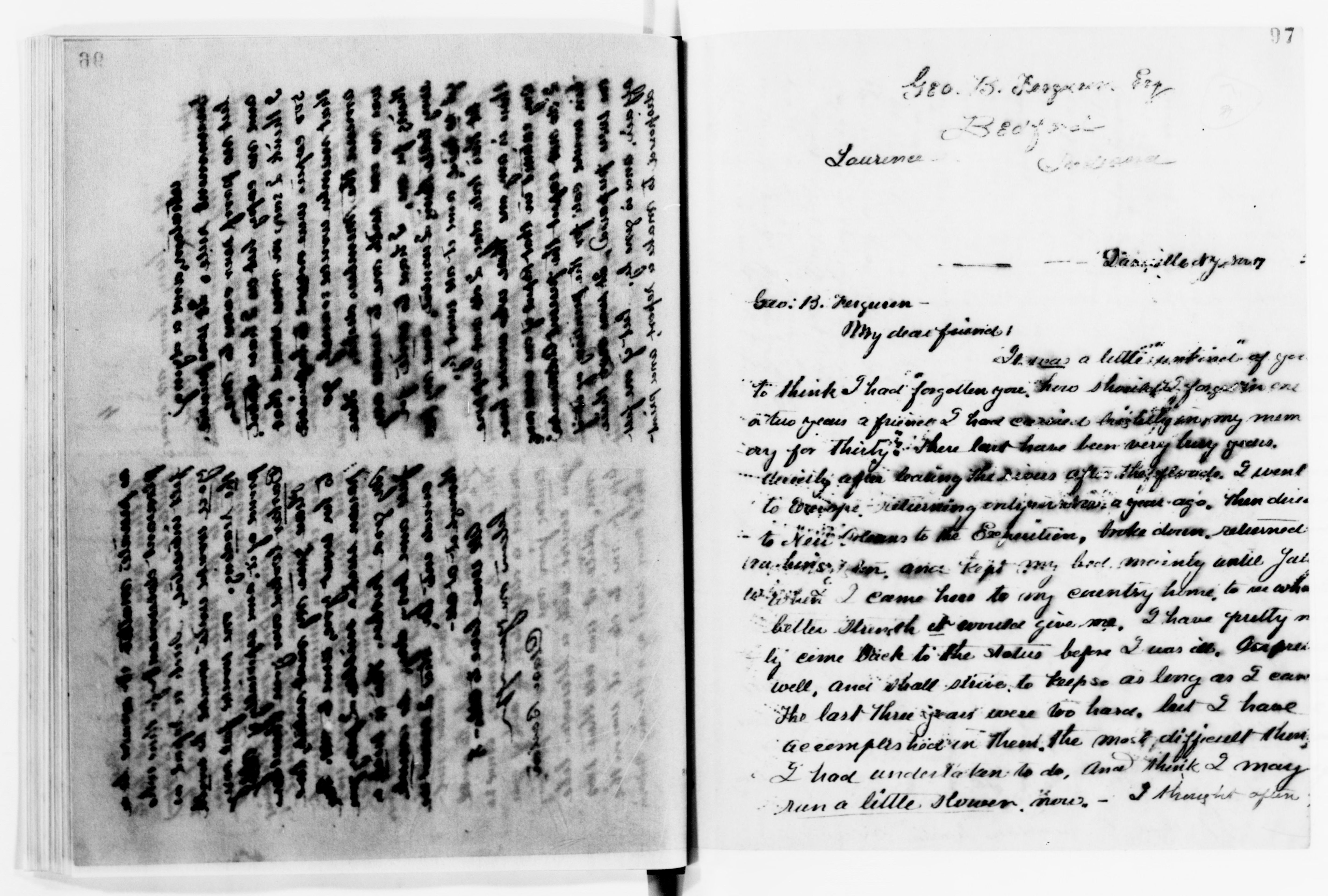 Scanned image of the current content page