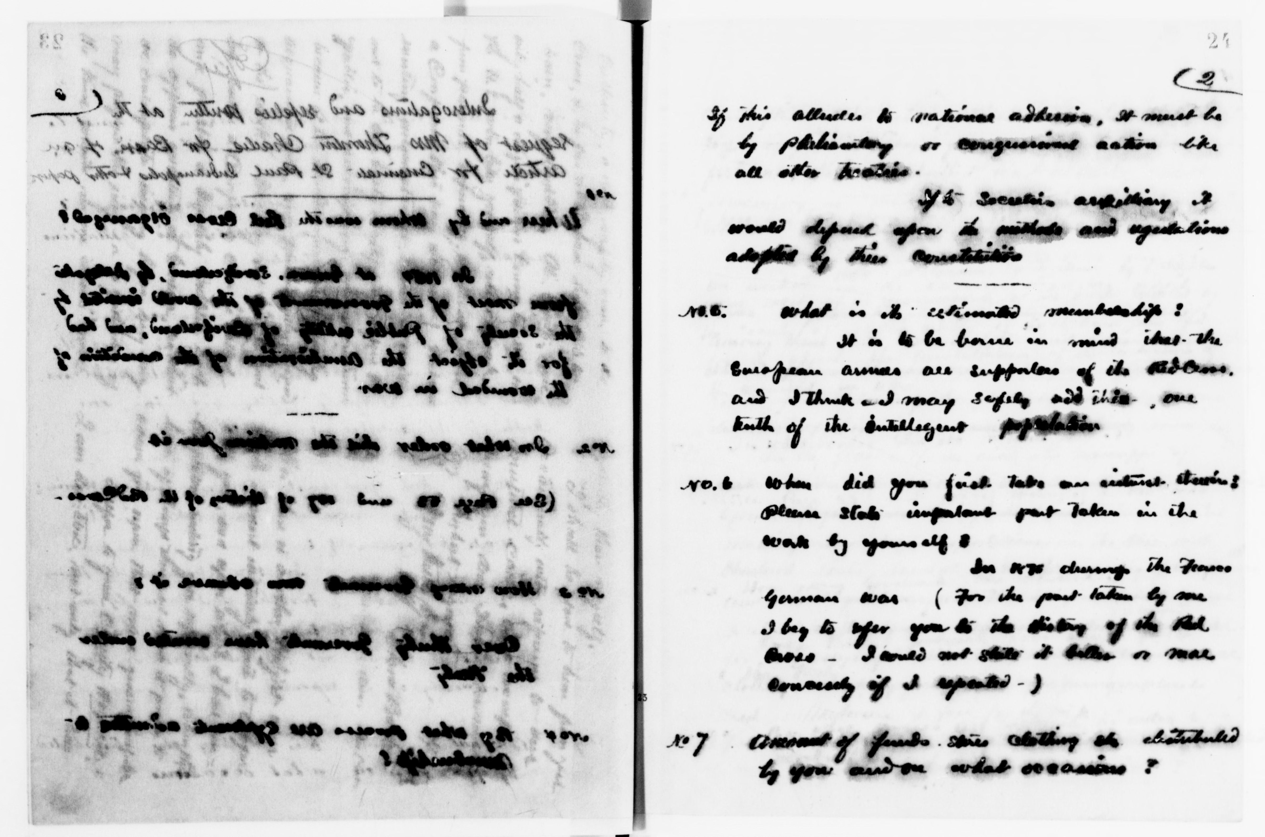 Scanned image of the current content page