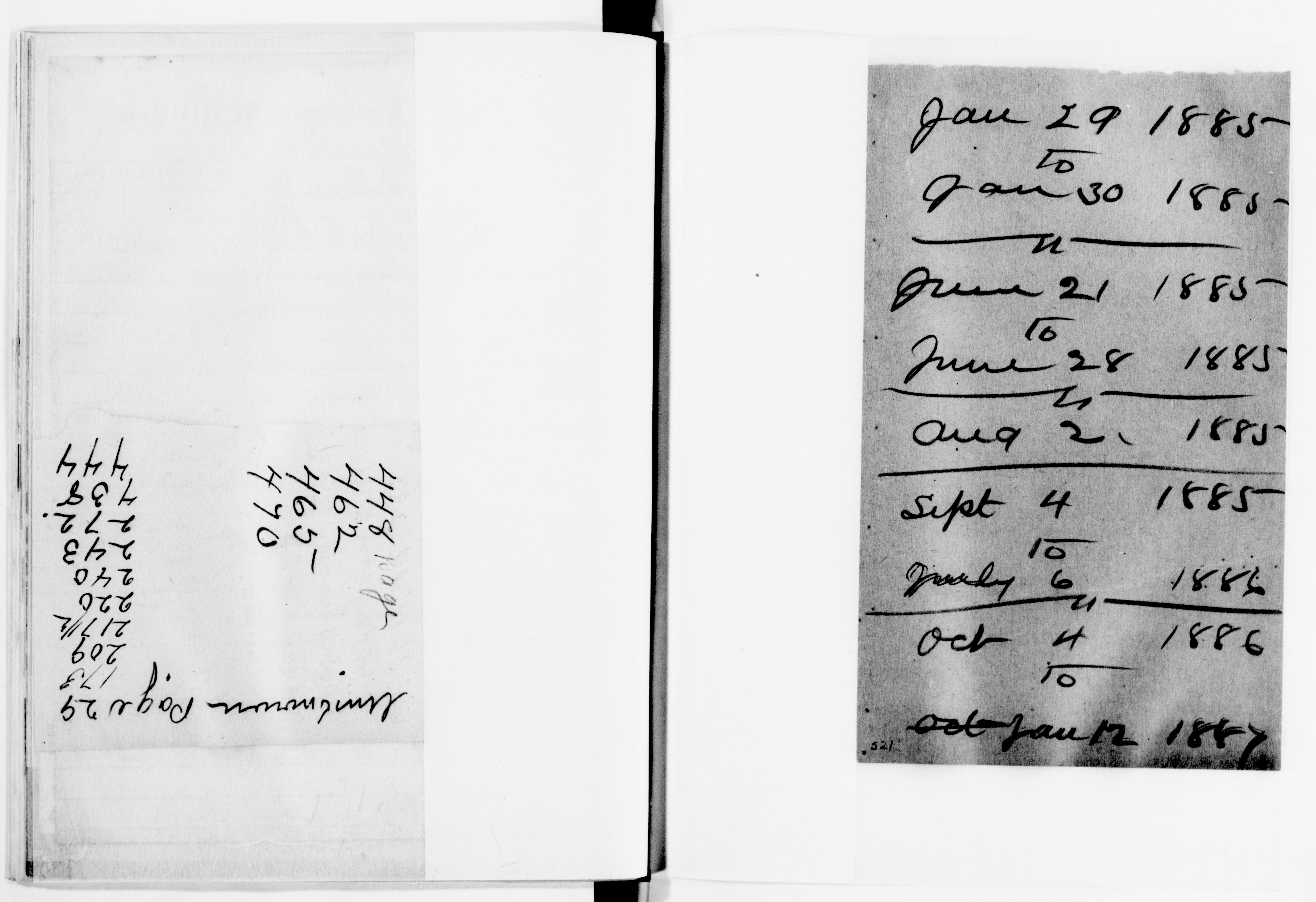 Scanned image of the current content page