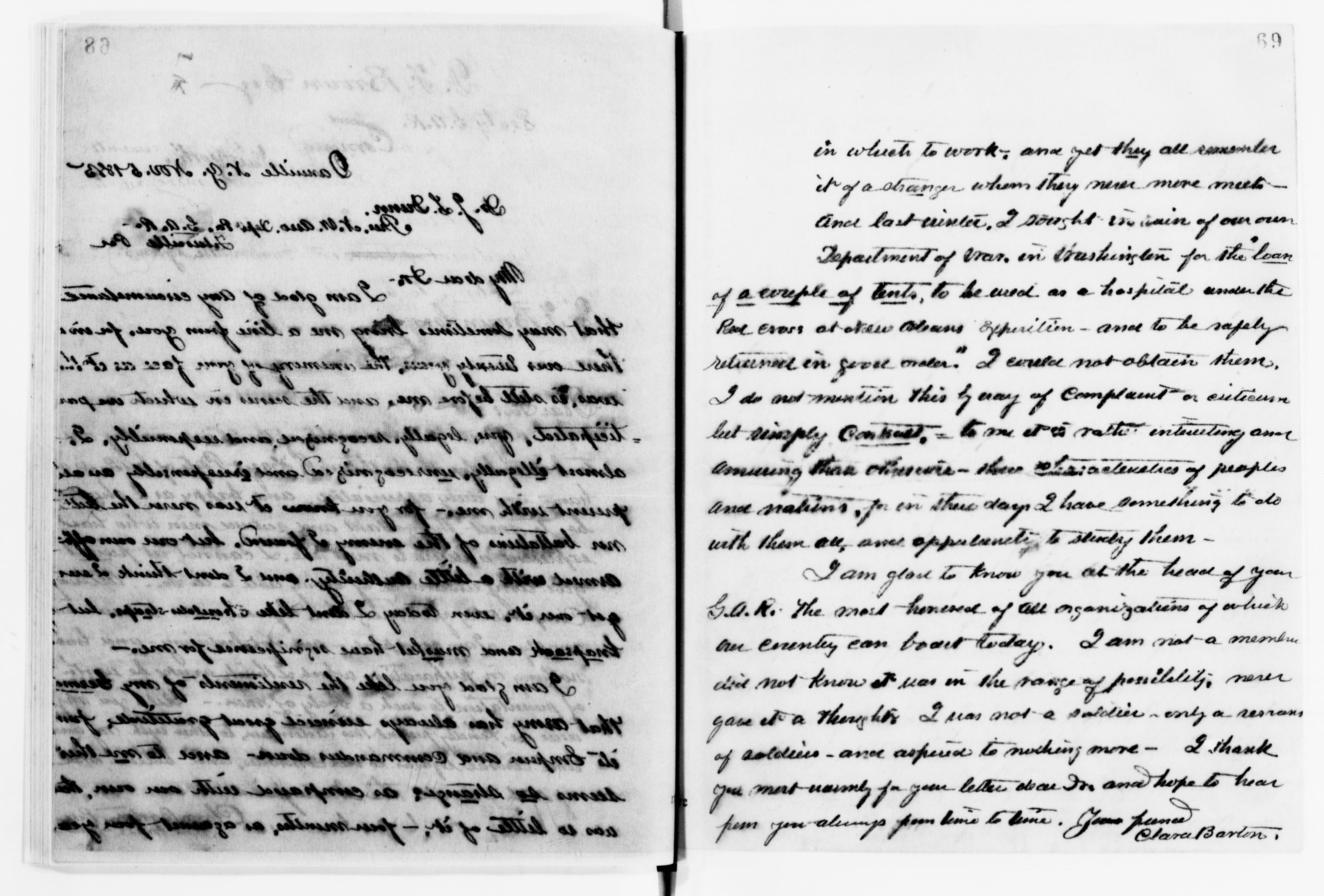 Scanned image of the current content page