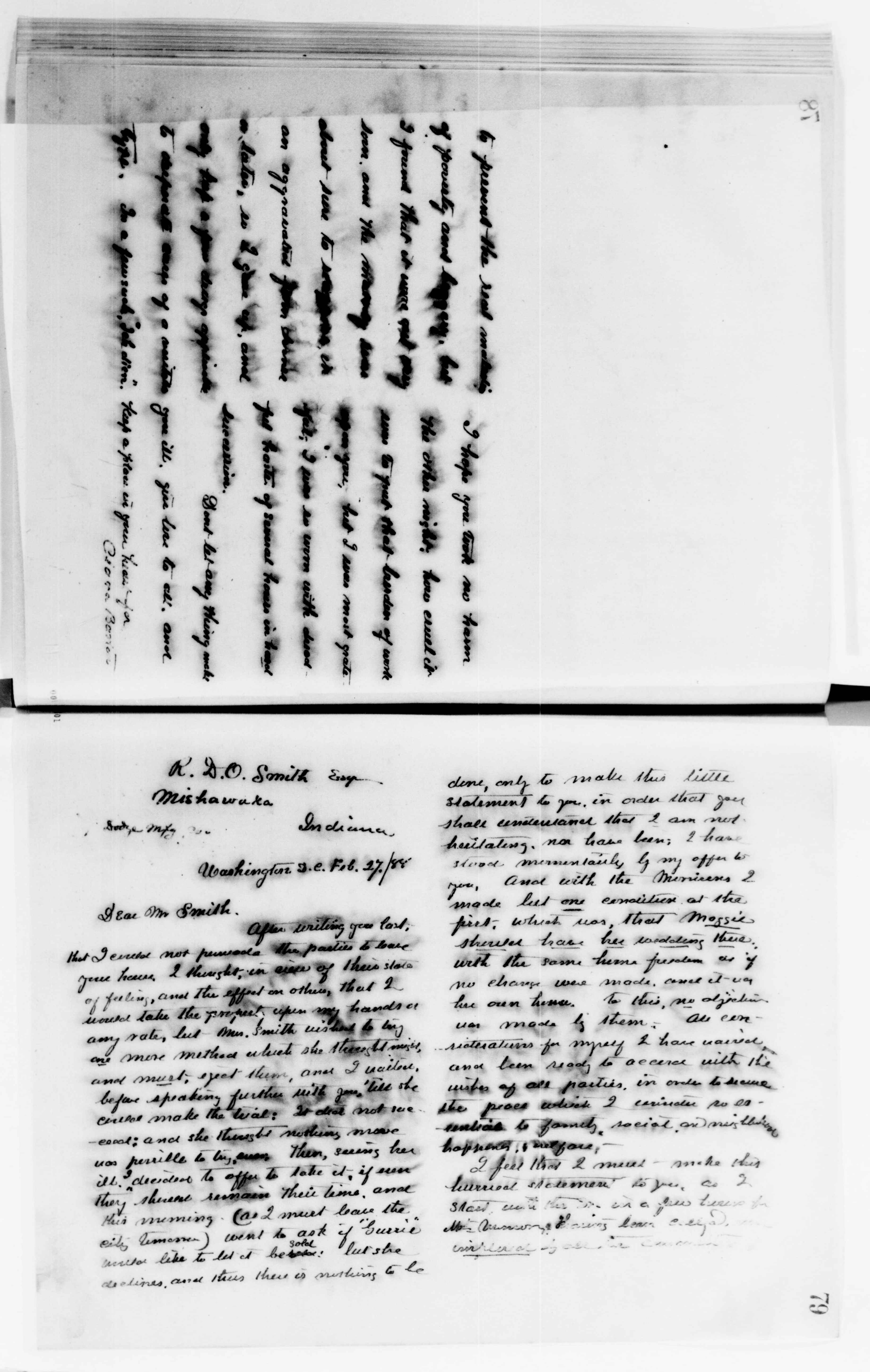 Scanned image of the current content page