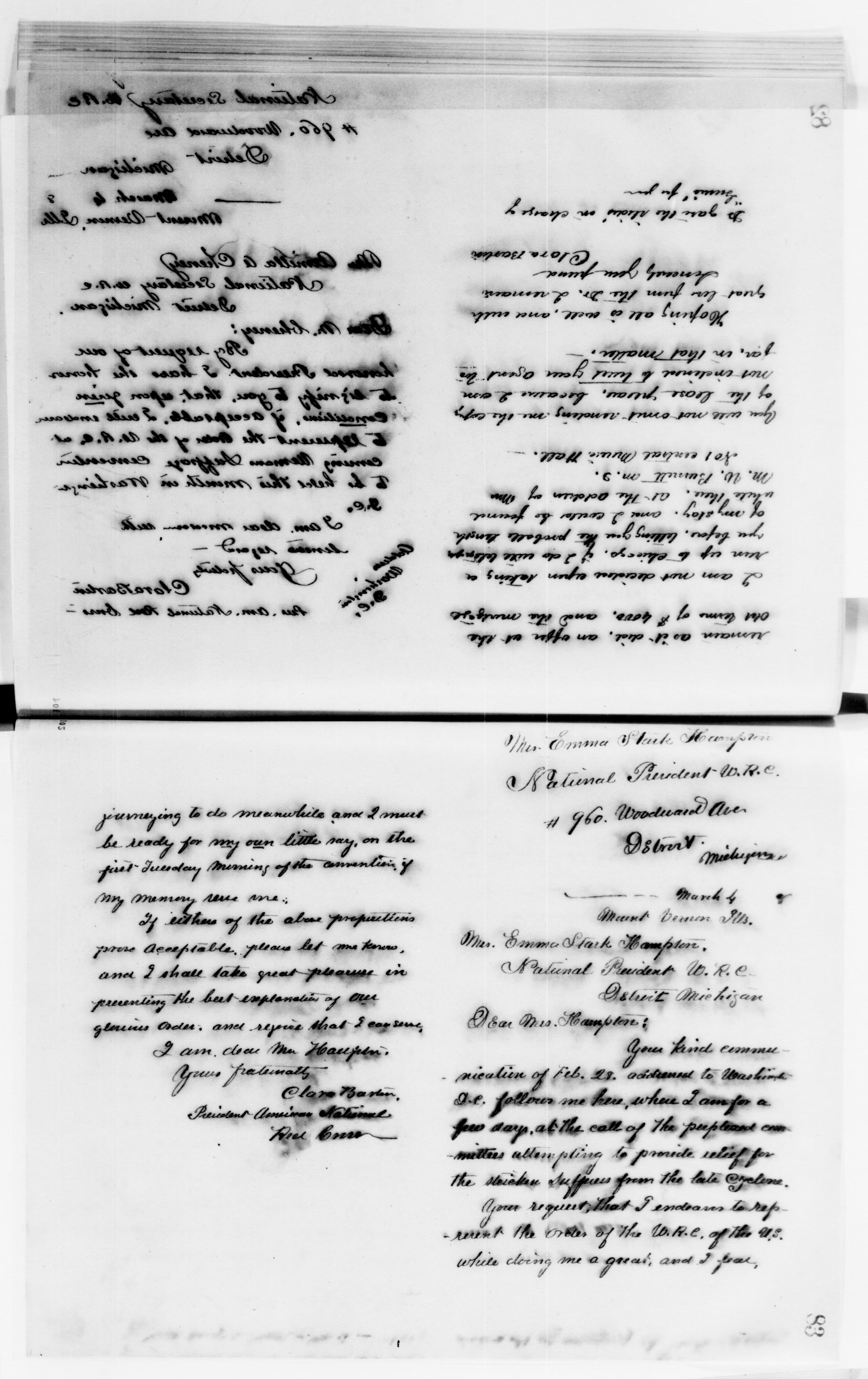 Scanned image of the current content page