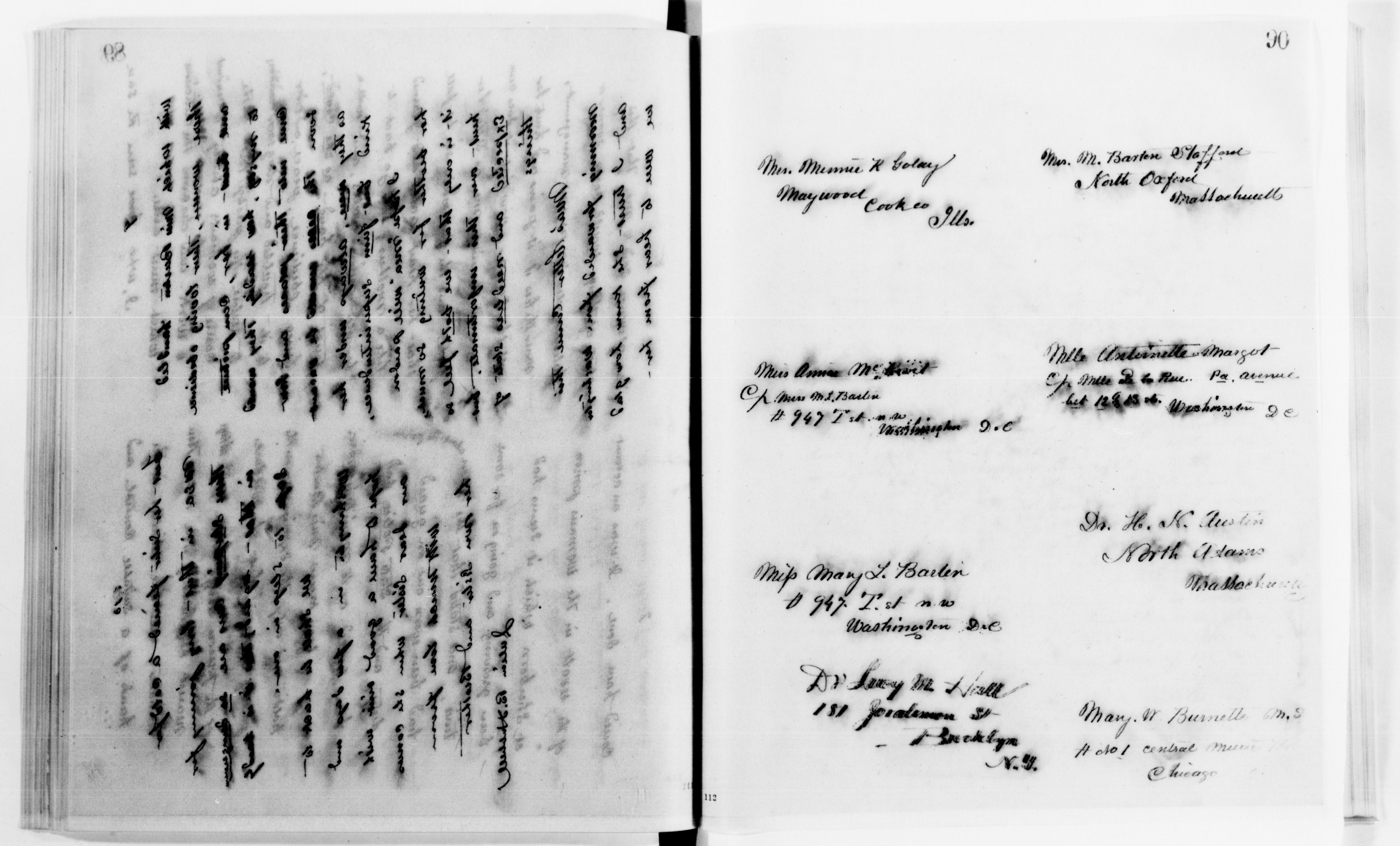 Scanned image of the current content page