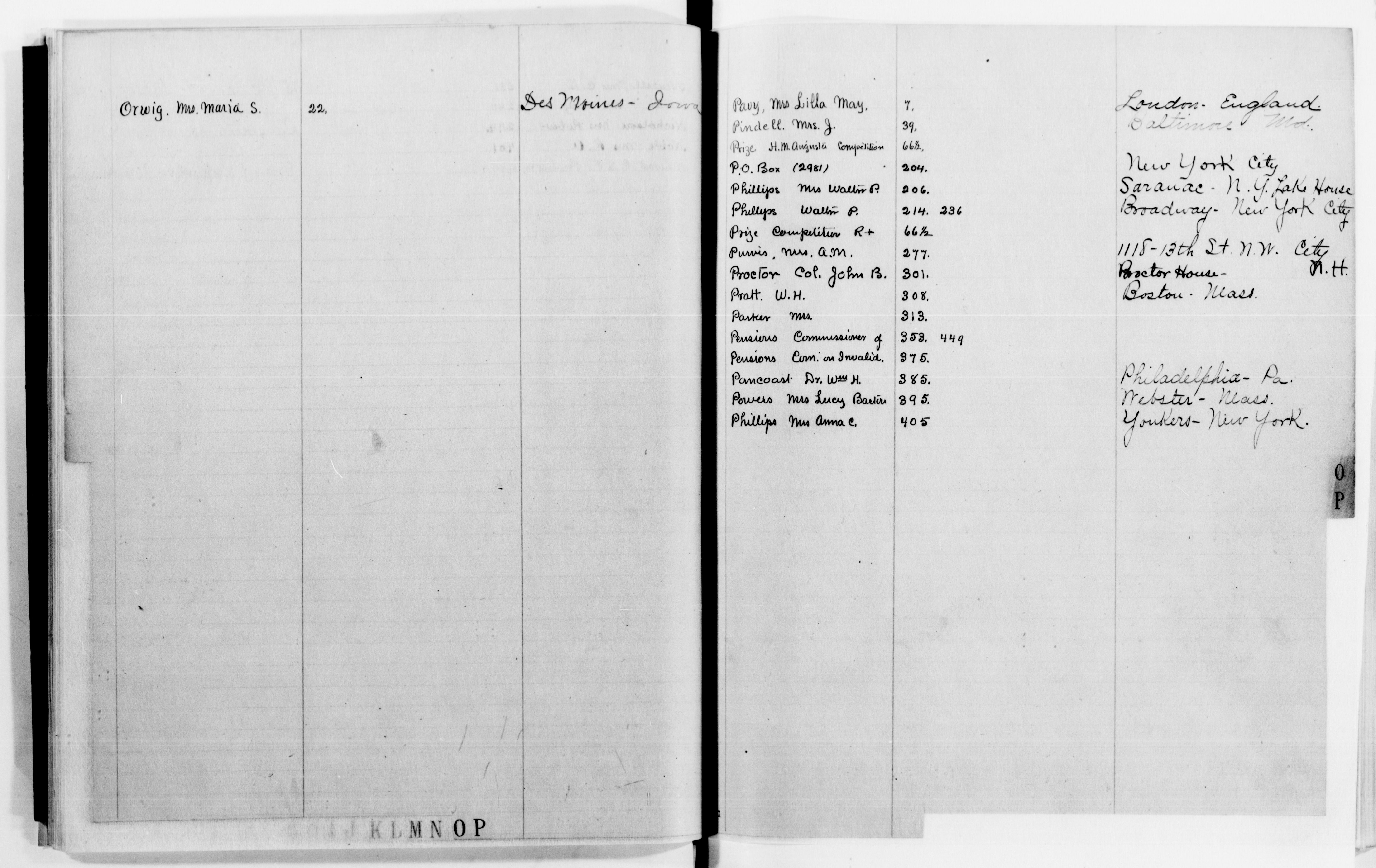 Scanned image of the current content page