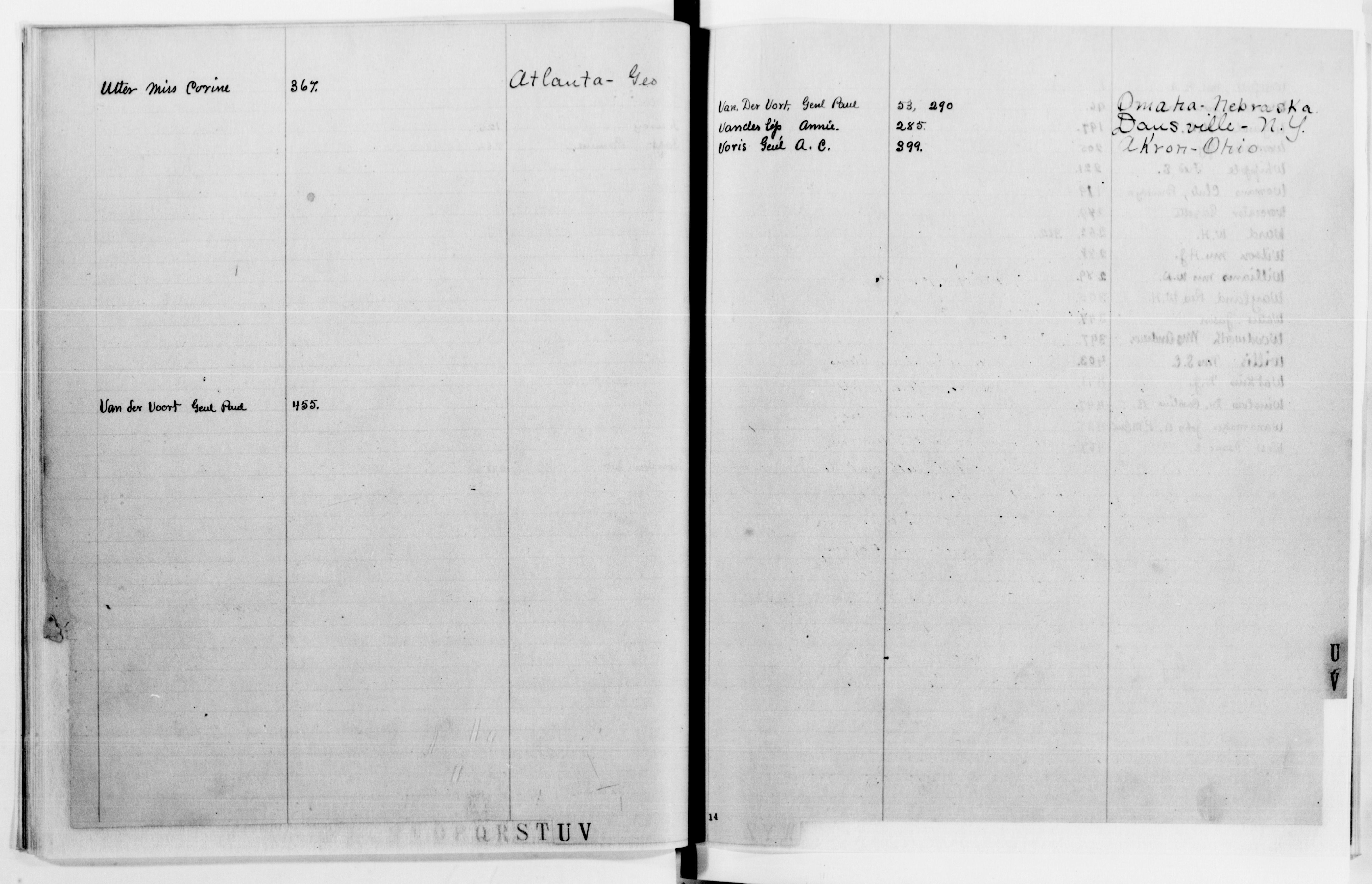 Scanned image of the current content page