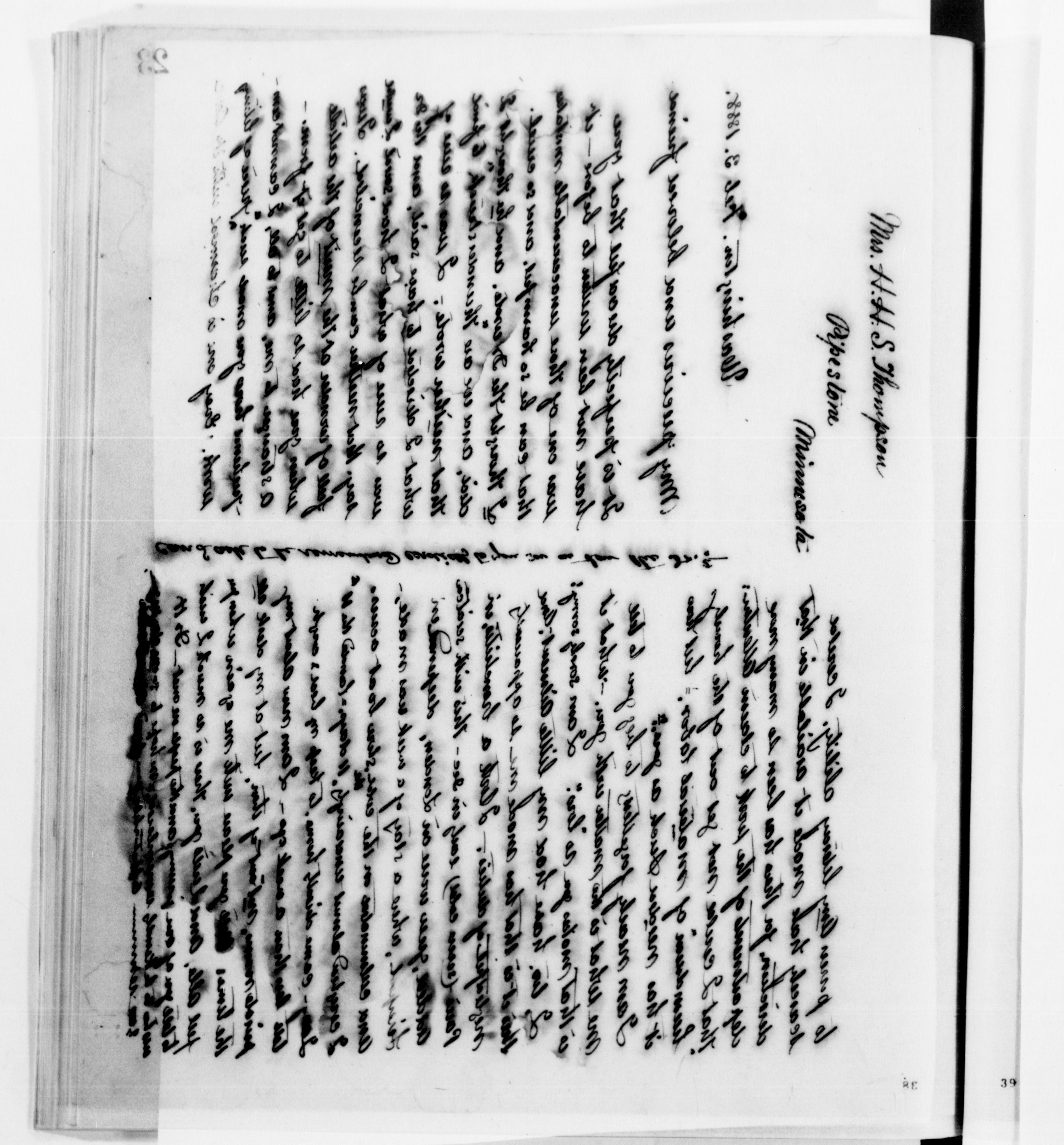Scanned image of the current content page