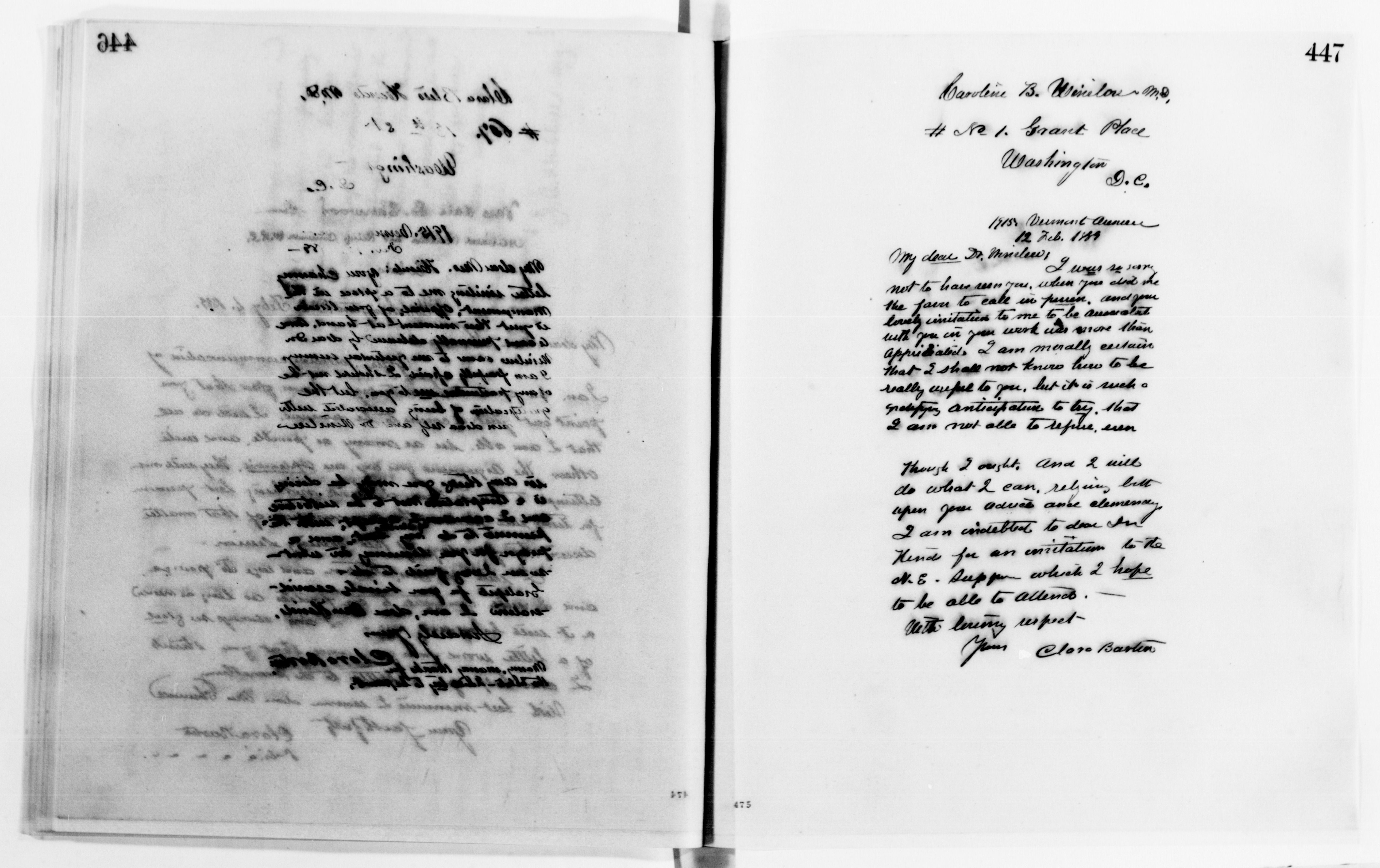 Scanned image of the current content page