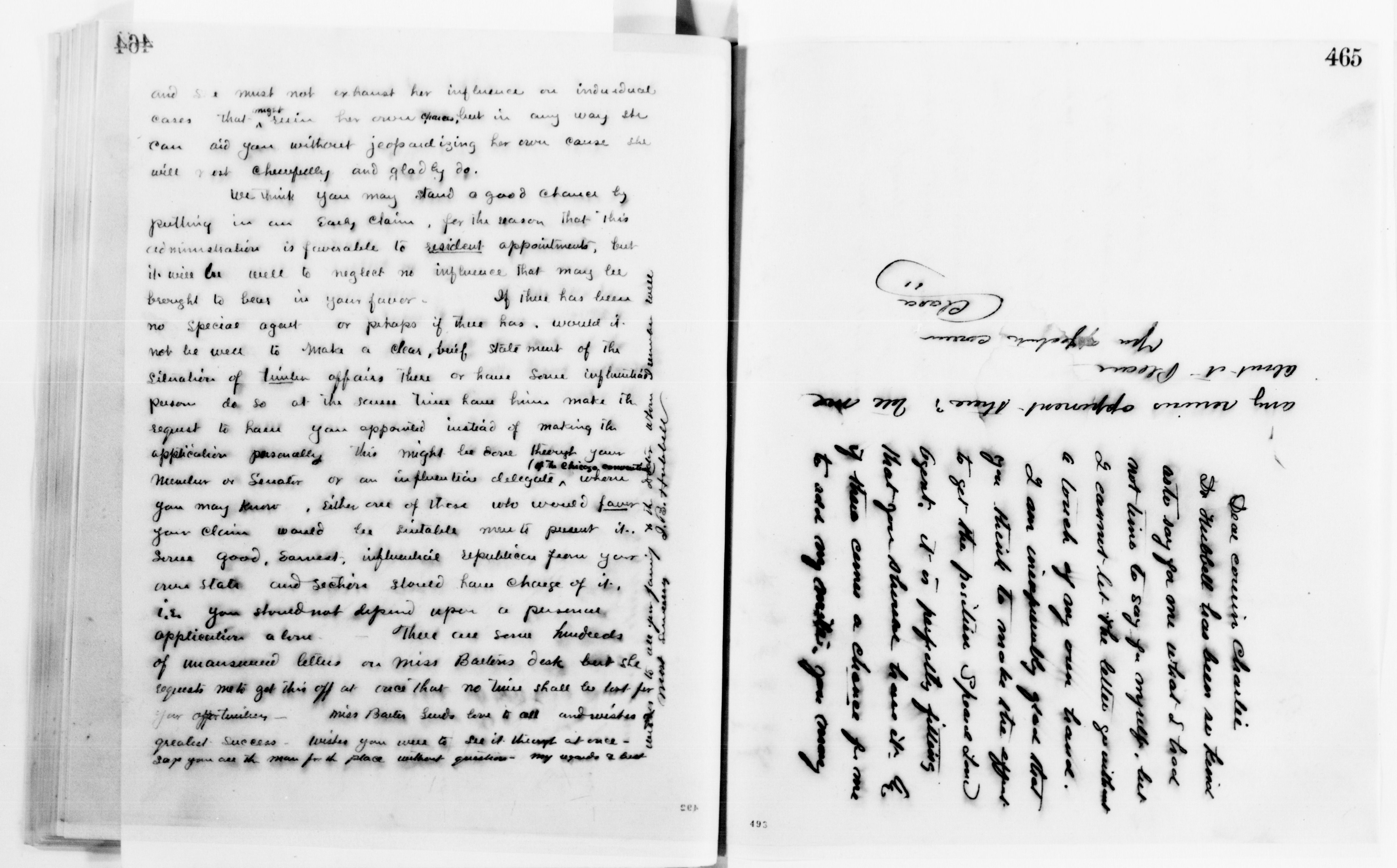 Scanned image of the current content page