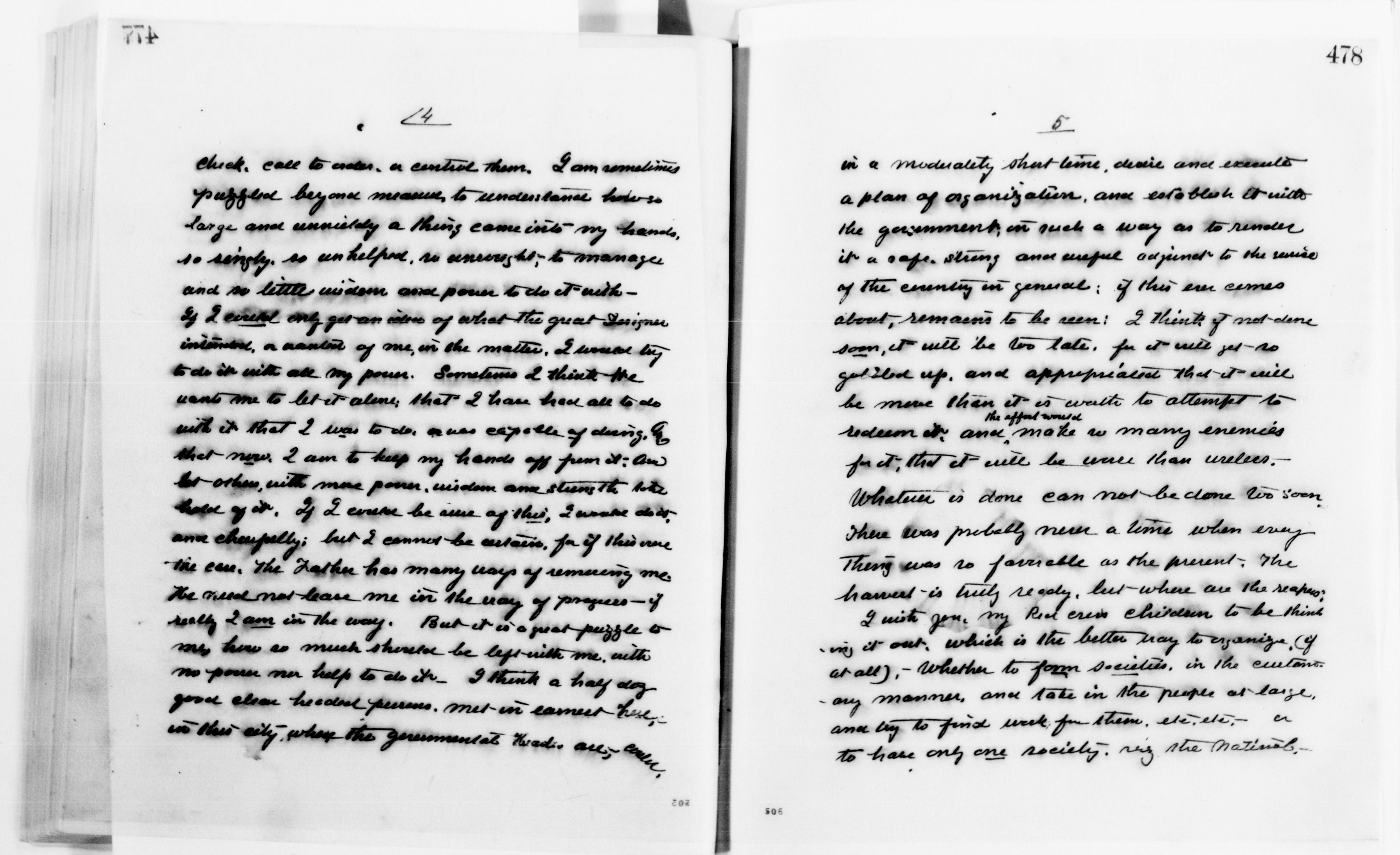 Scanned image of the current content page