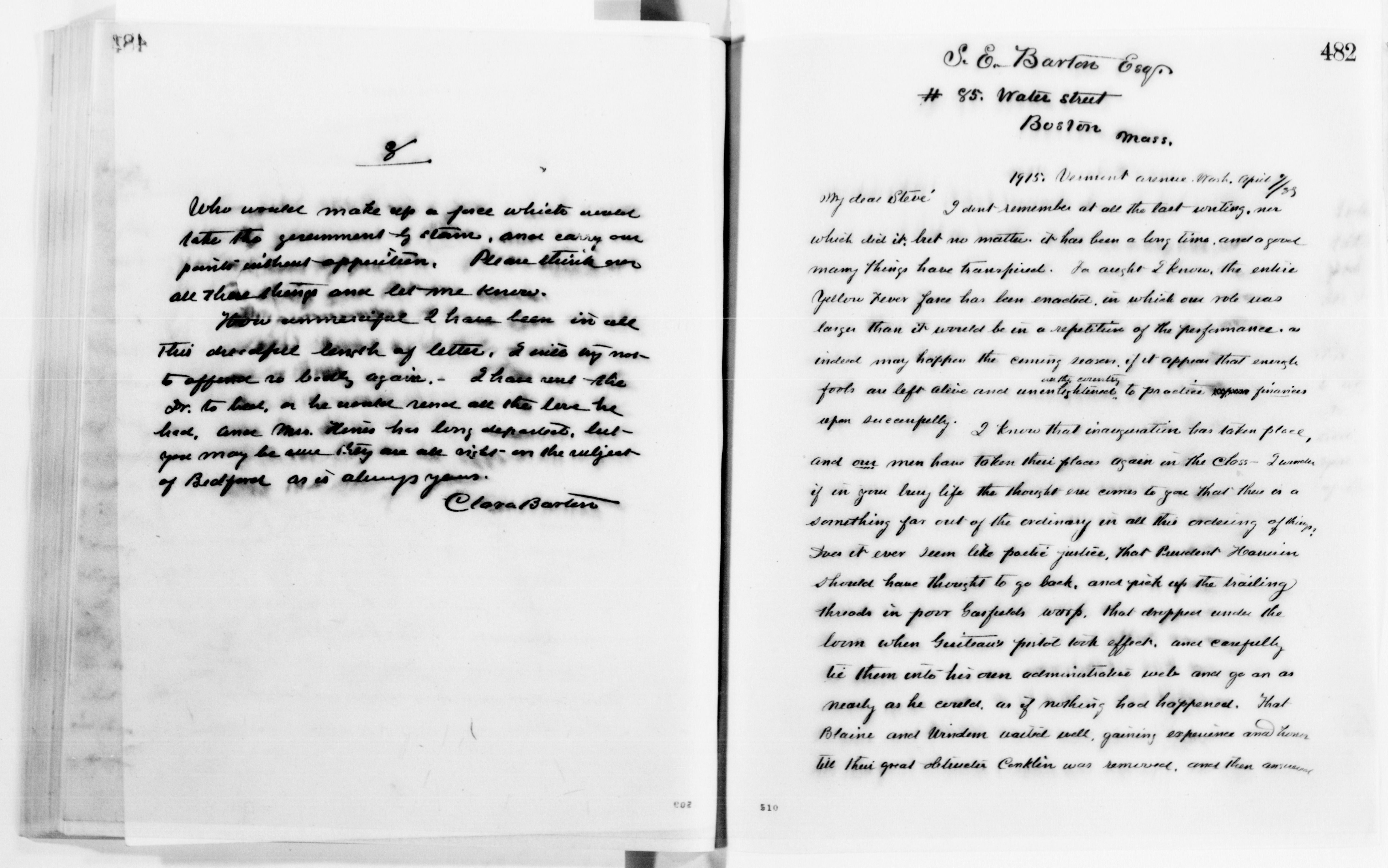 Scanned image of the current content page