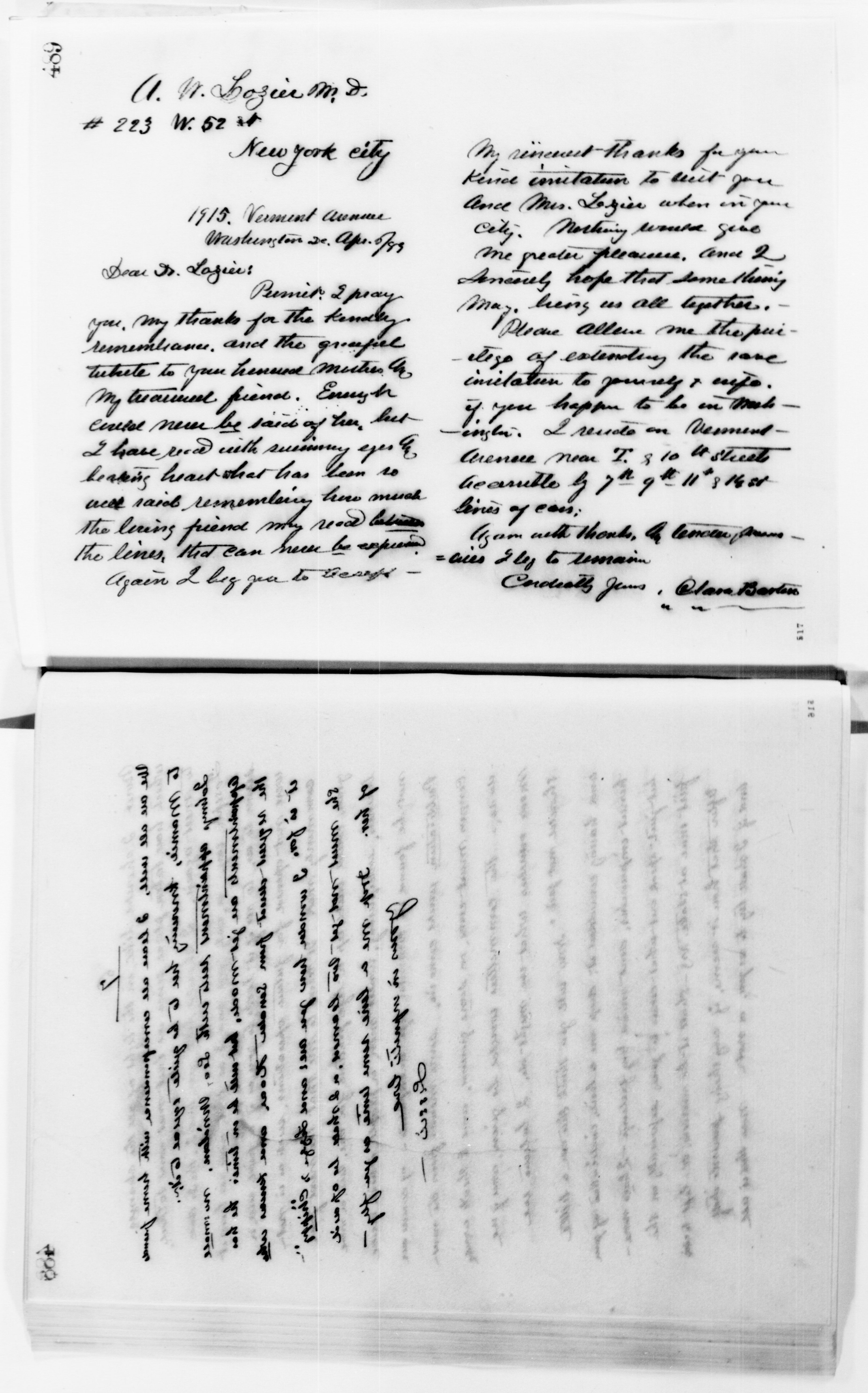 Scanned image of the current content page