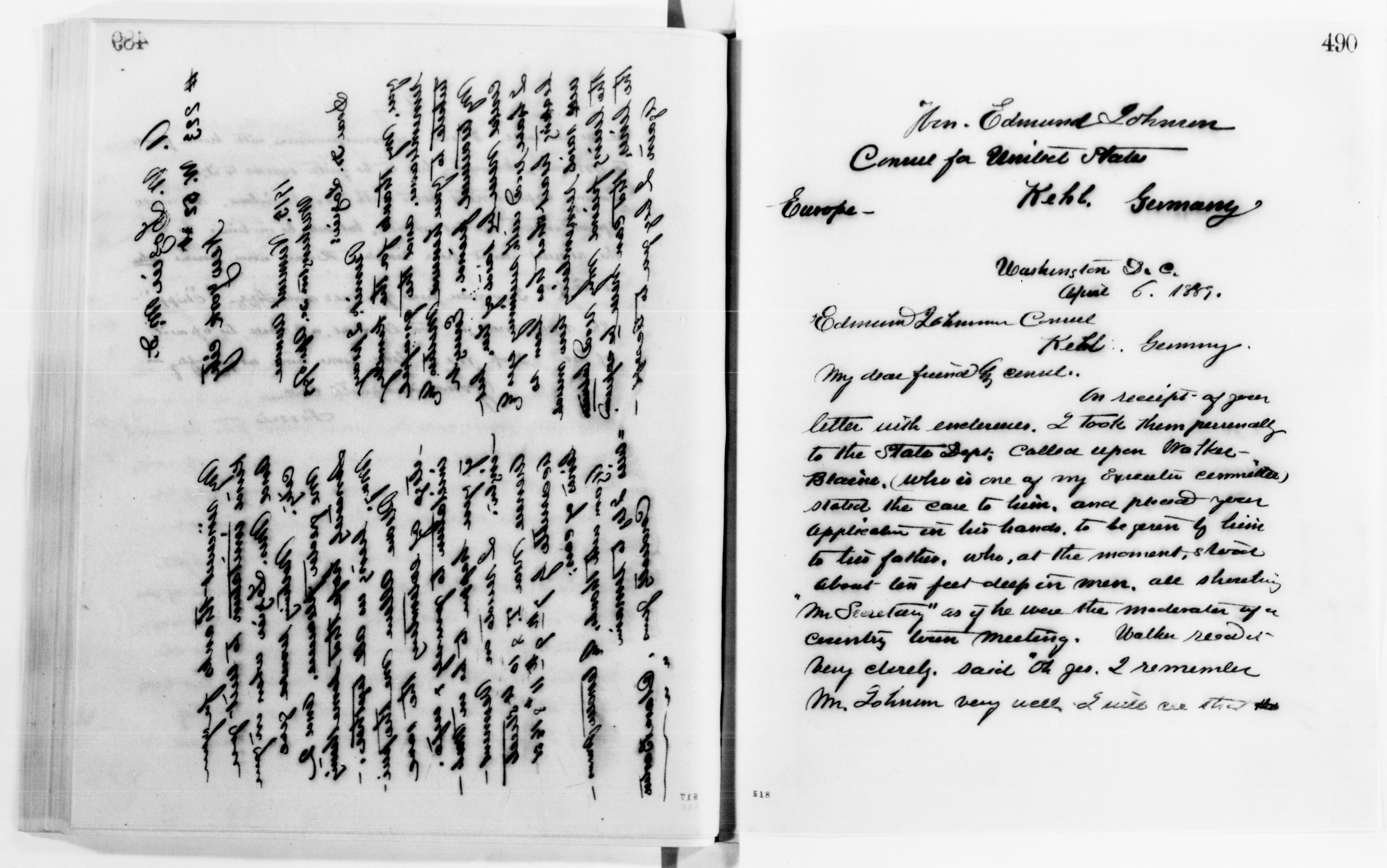 Scanned image of the current content page