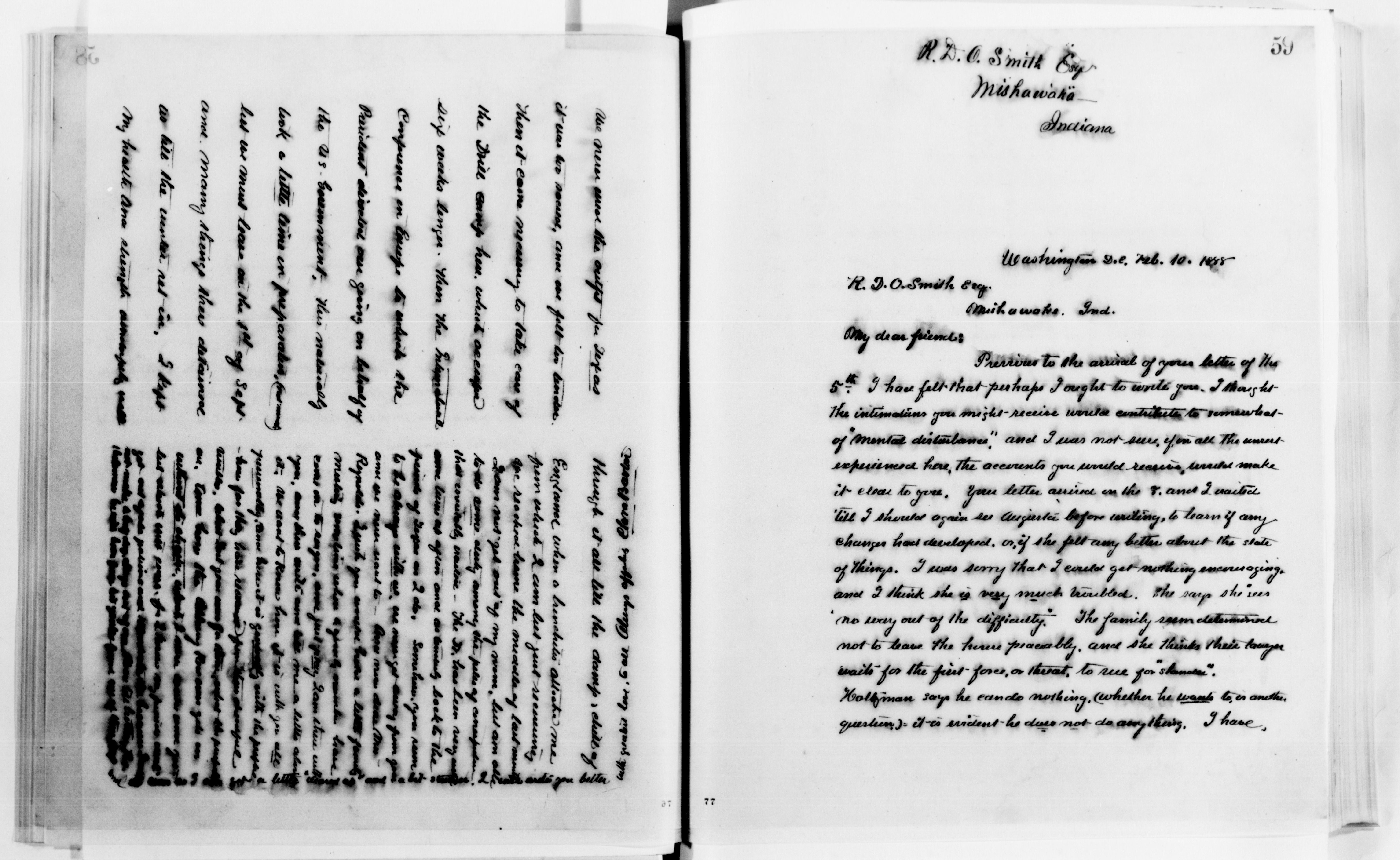 Scanned image of the current content page