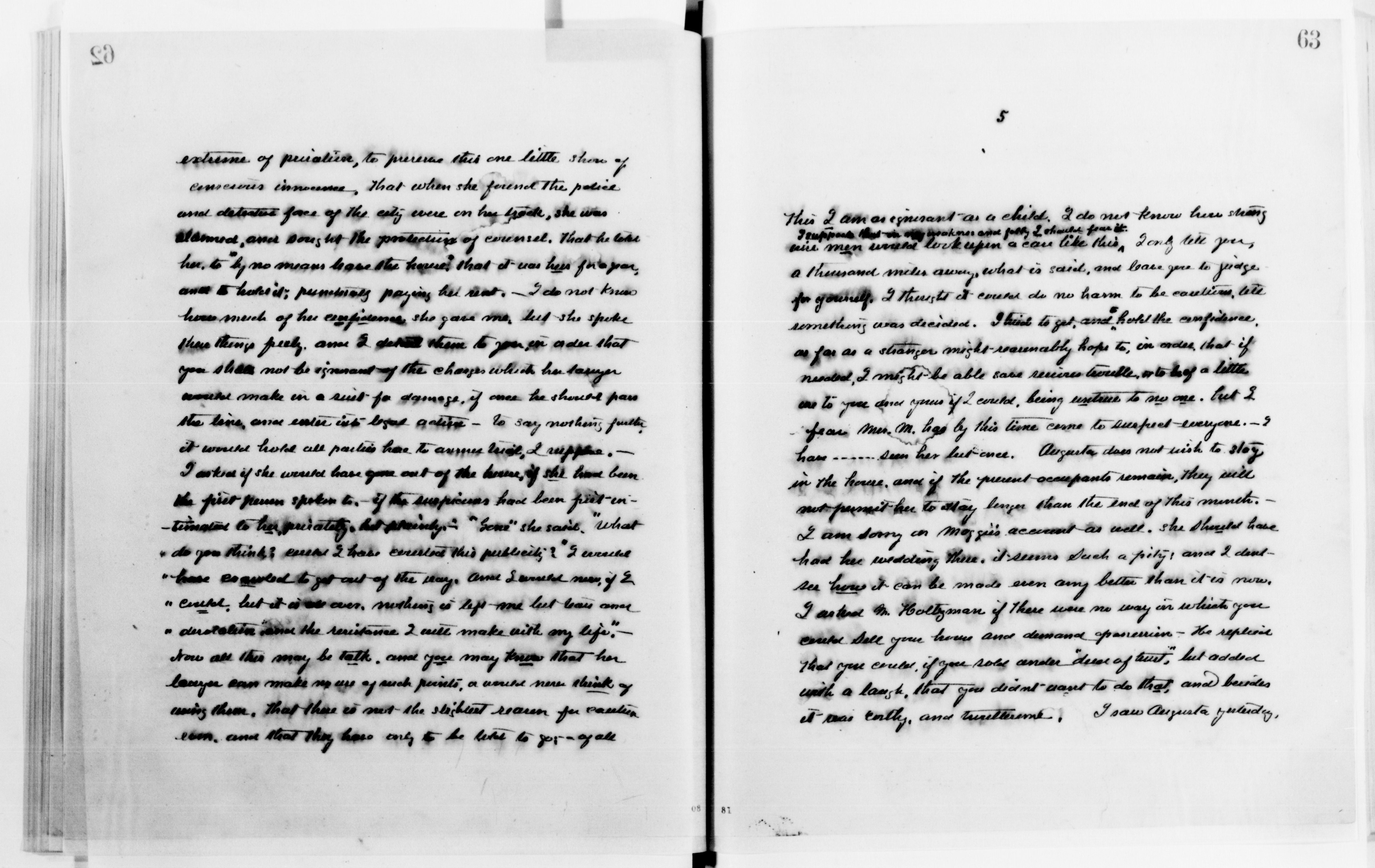 Scanned image of the current content page