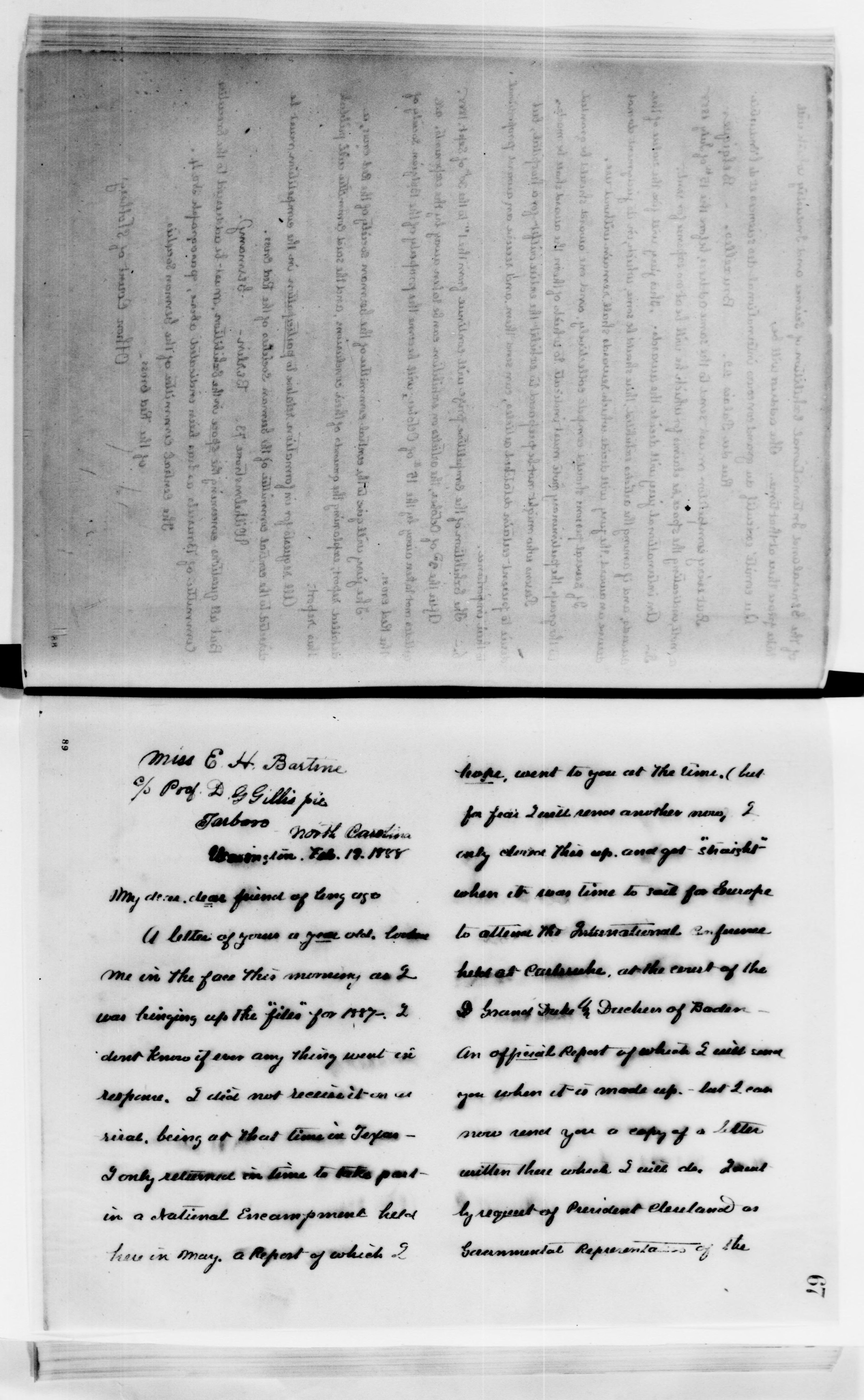 Scanned image of the current content page