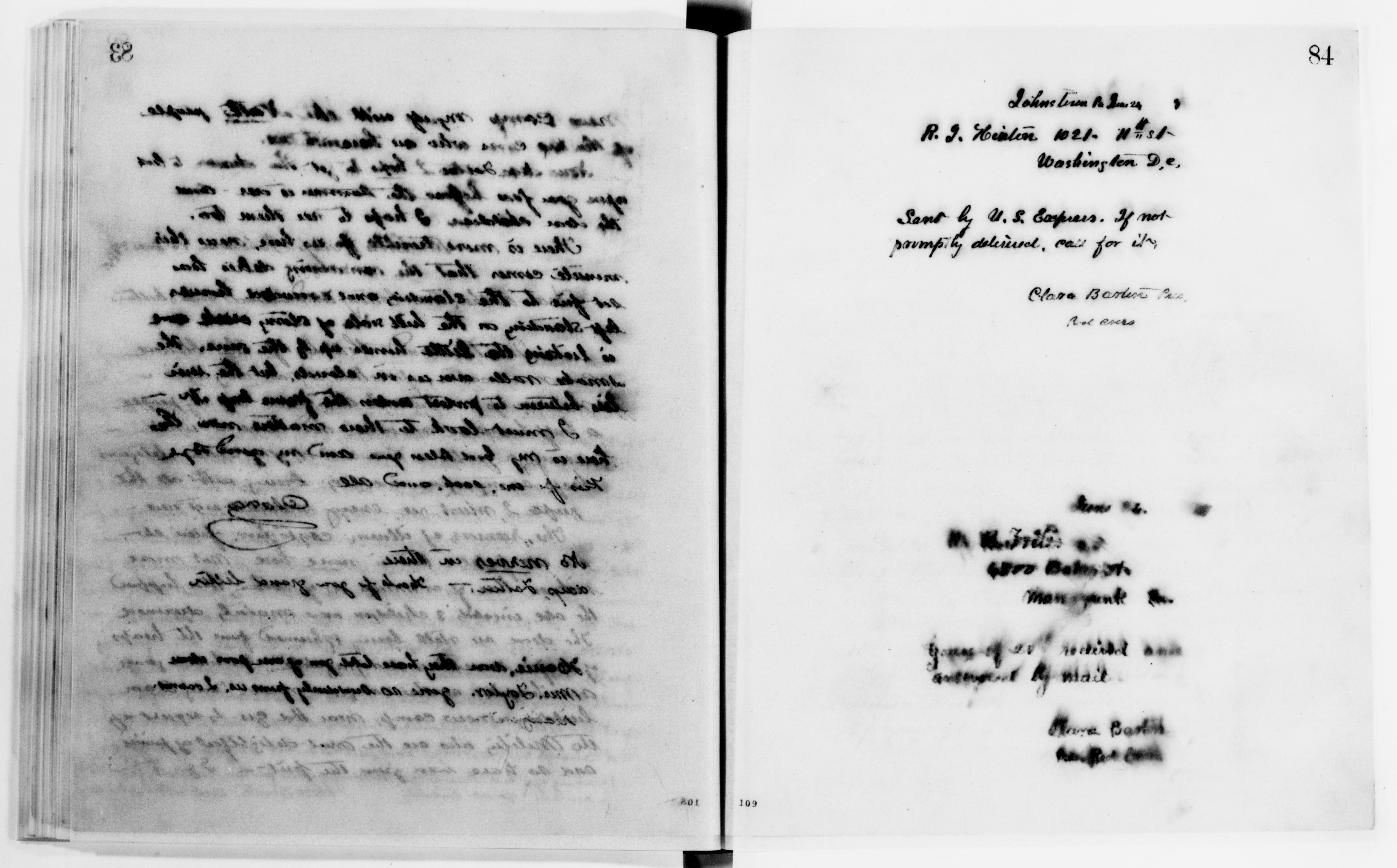 Scanned image of the current content page