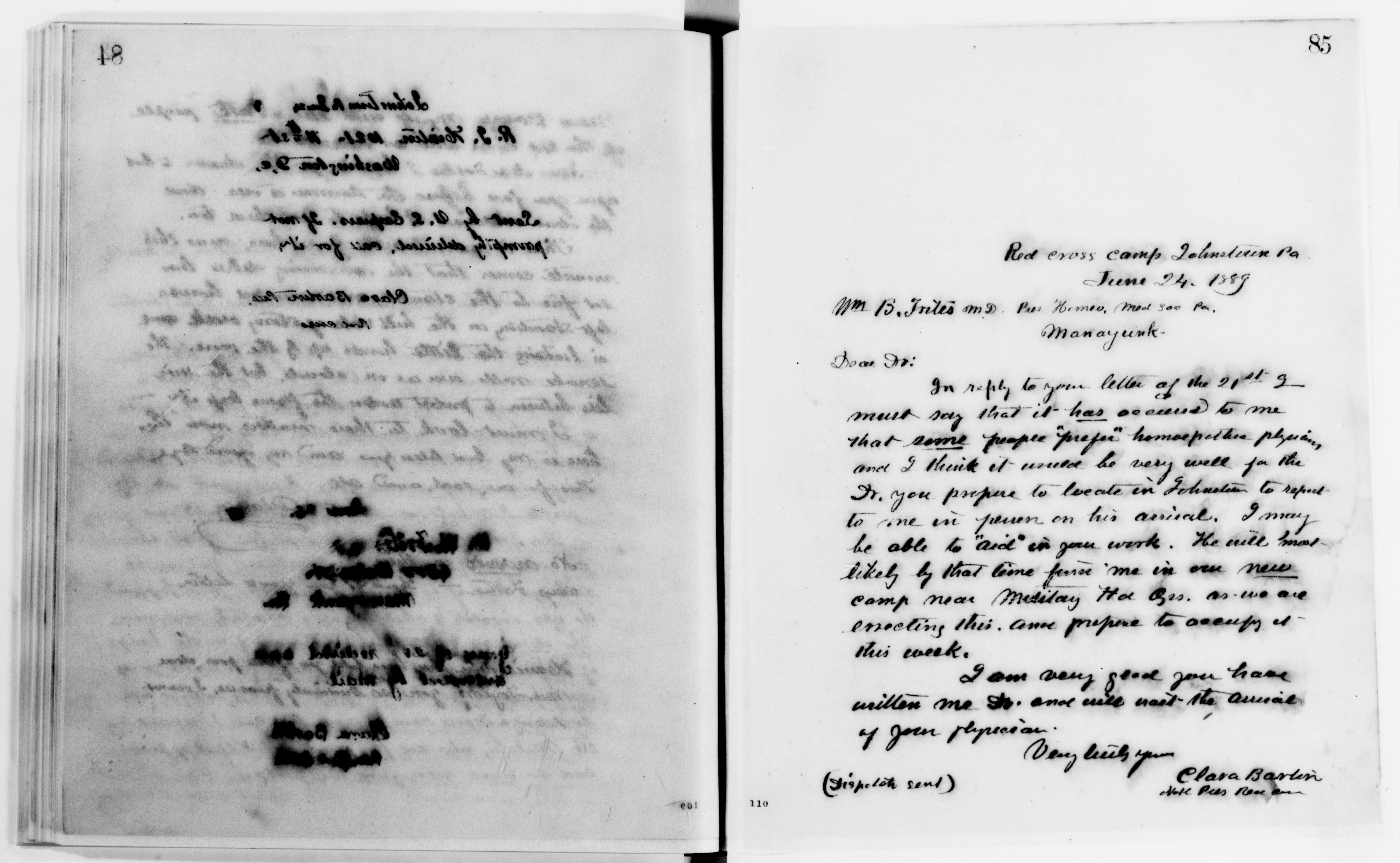 Scanned image of the current content page