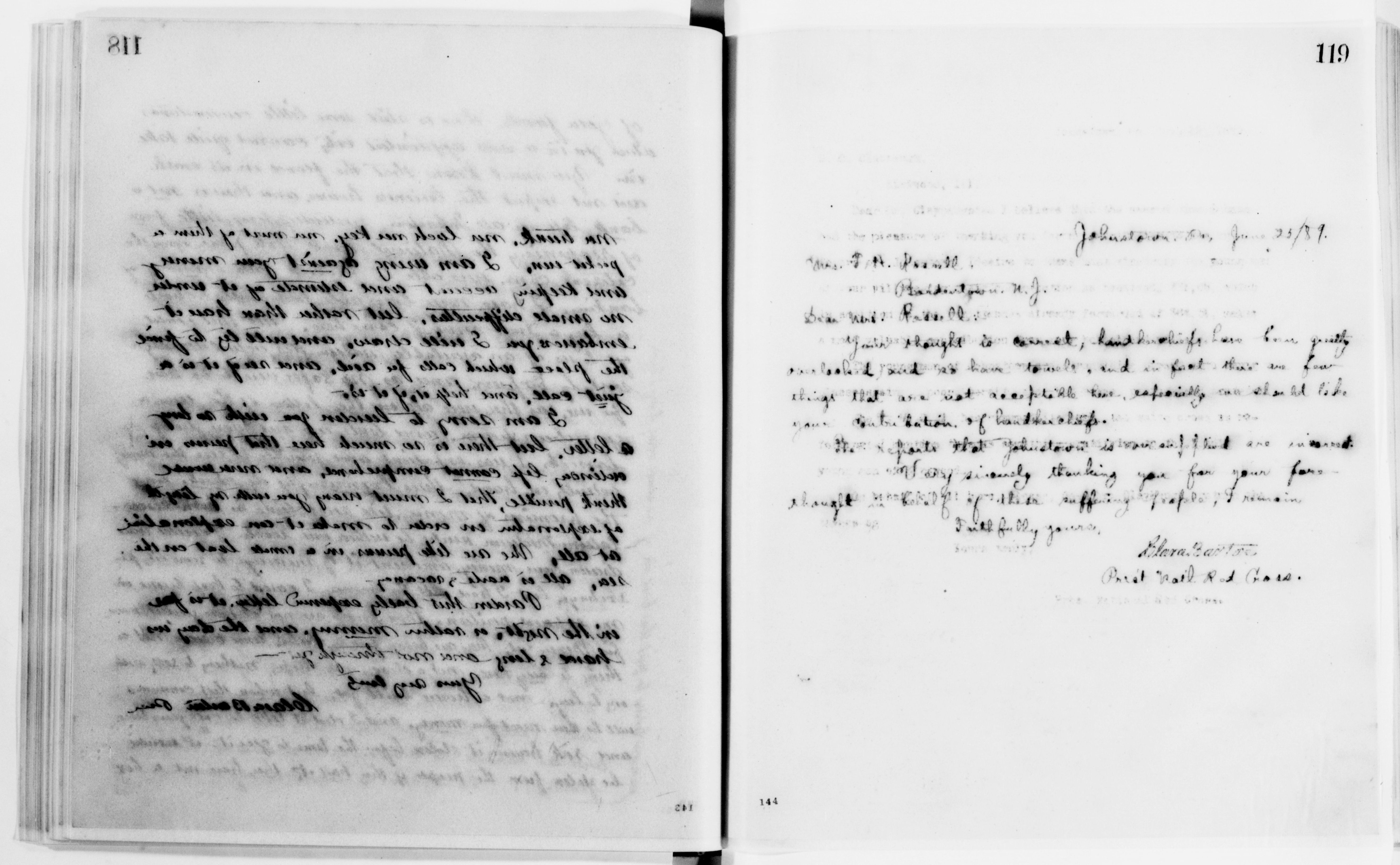 Scanned image of the current content page