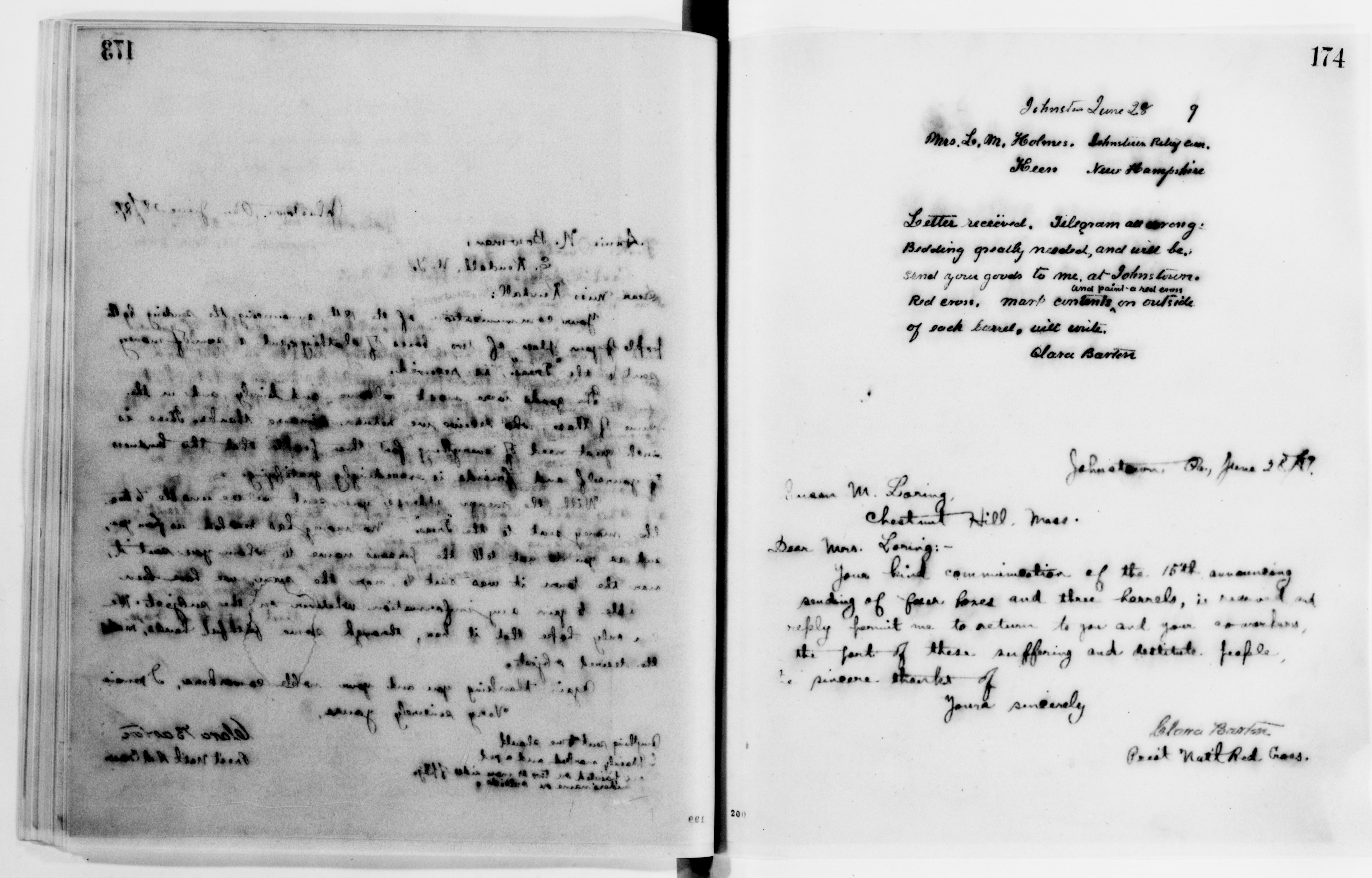 Scanned image of the current content page