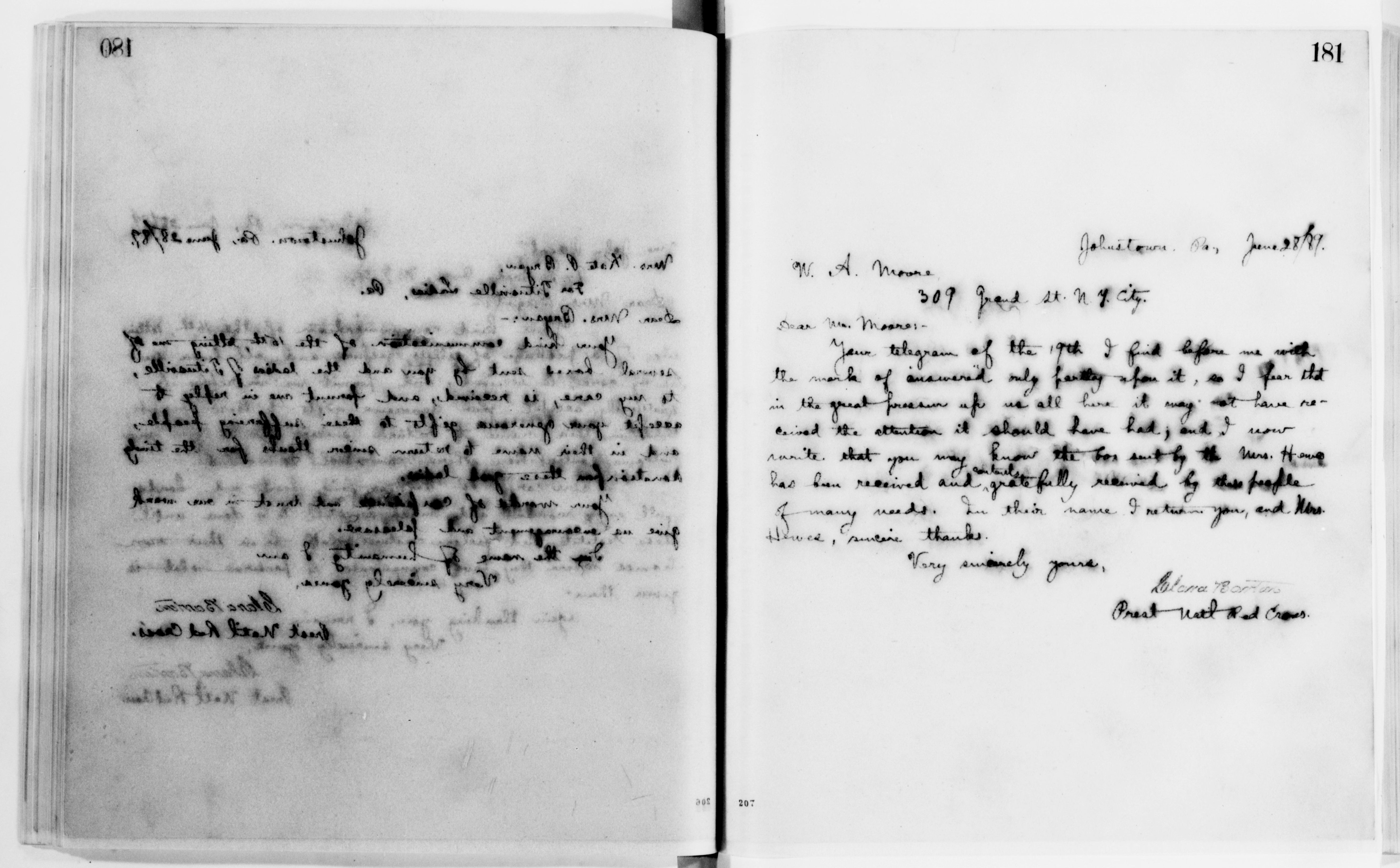 Scanned image of the current content page