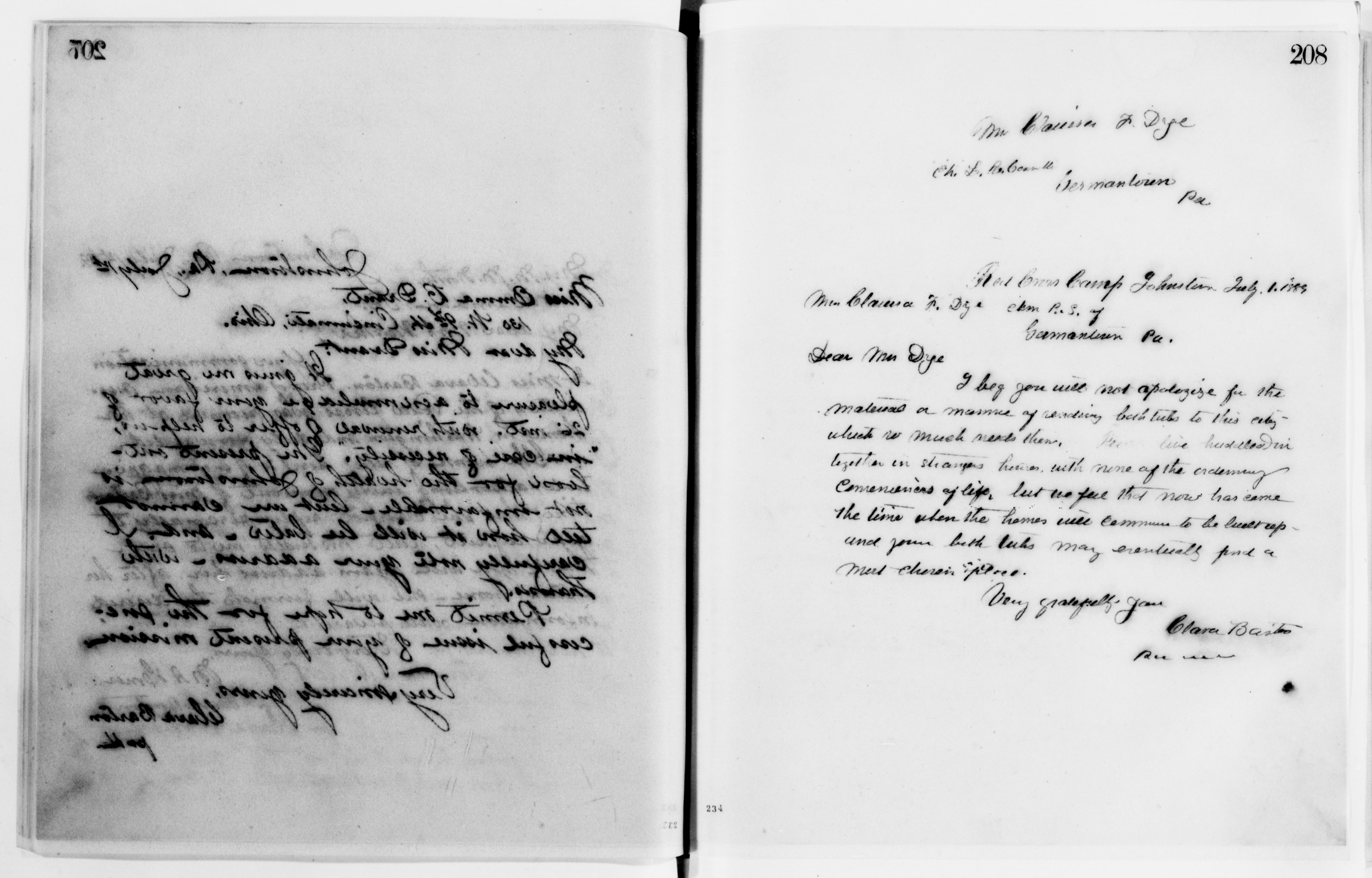 Scanned image of the current content page