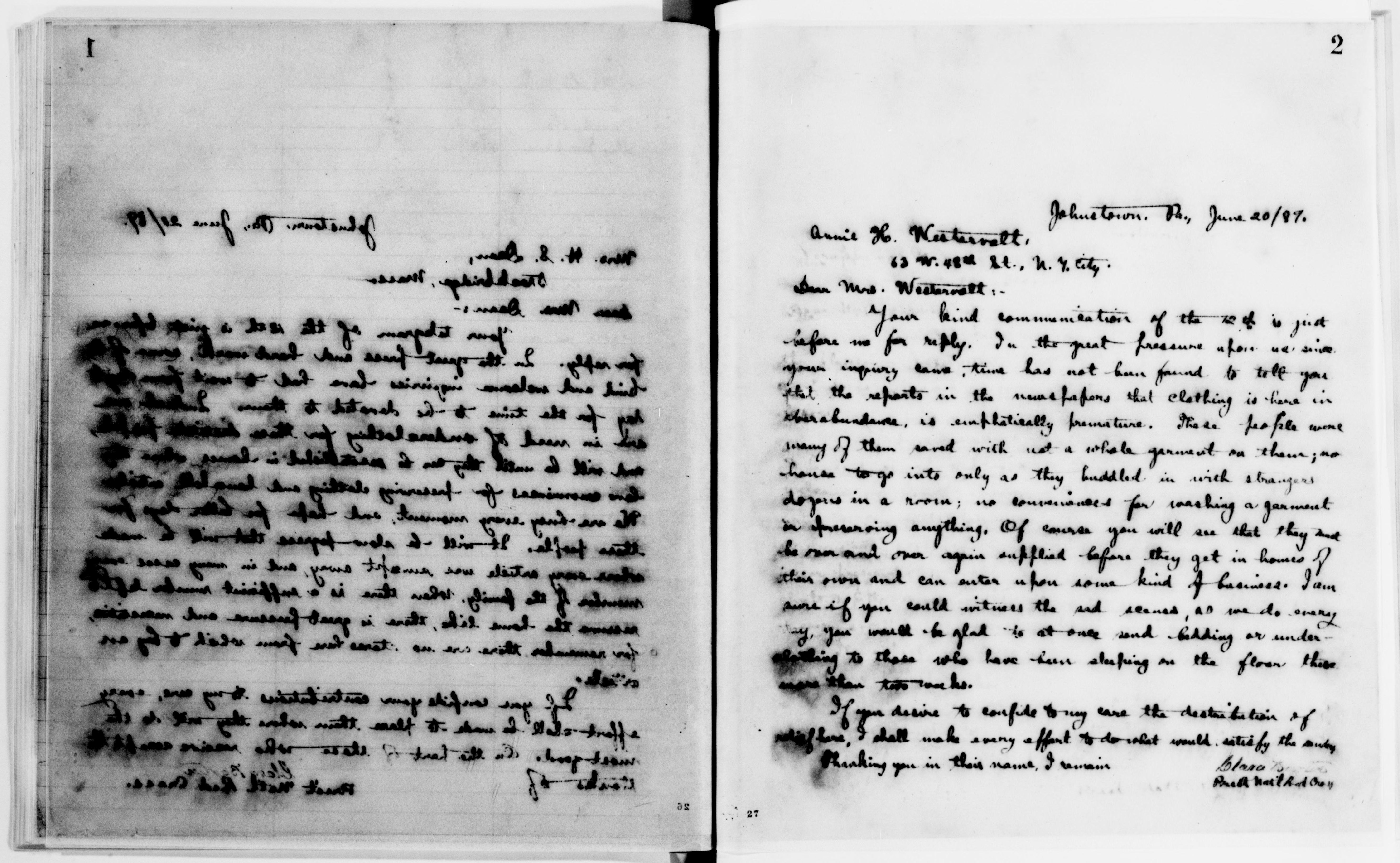 Scanned image of the current content page